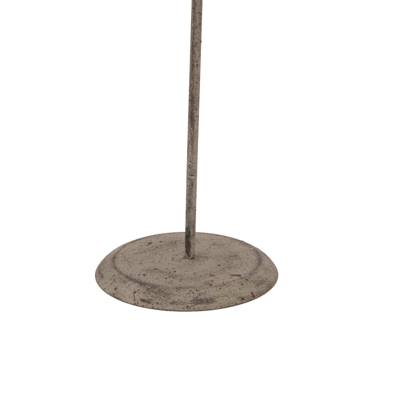 Large Whitewashed Rustic Star On Stand – Material: Metal