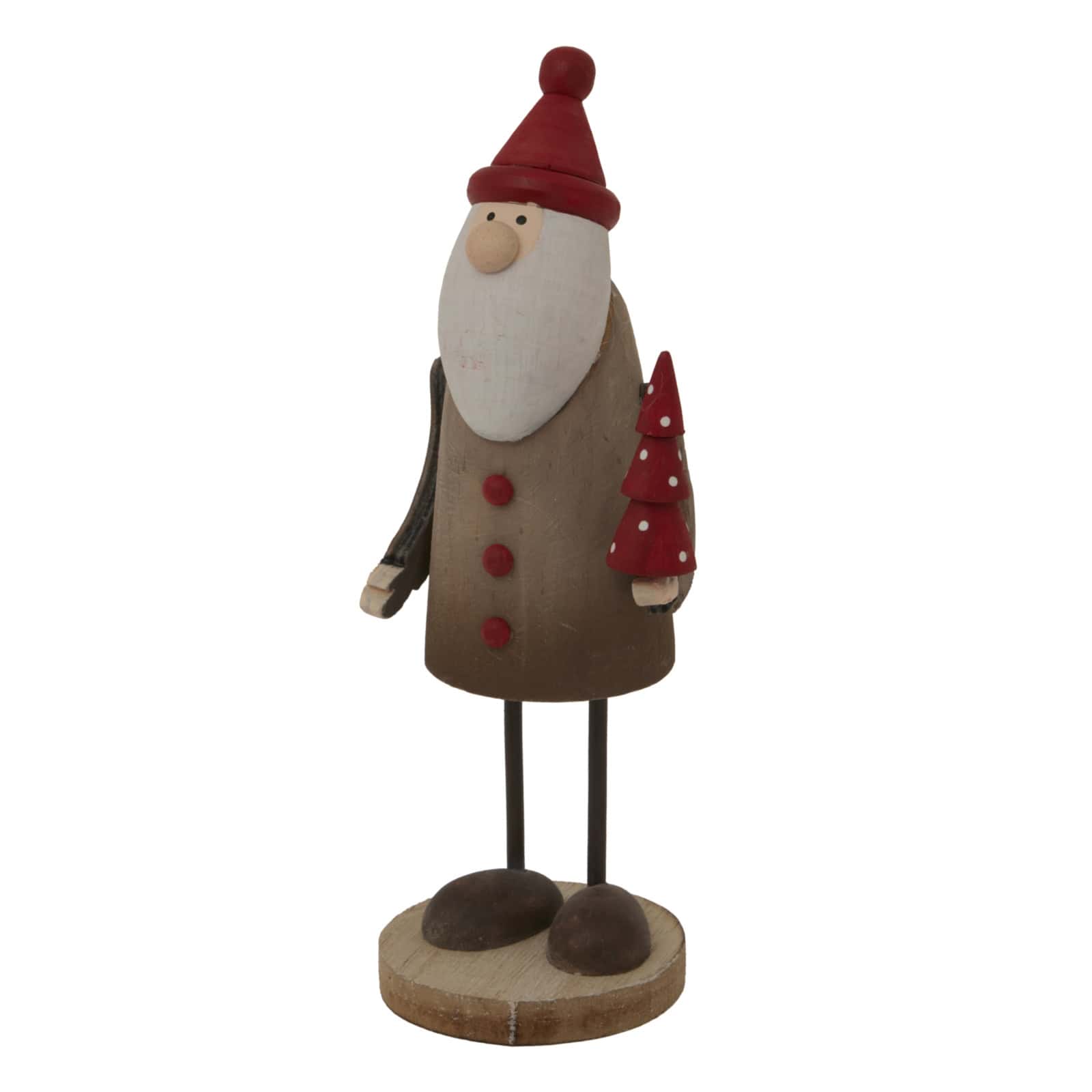 Rustic Tall Santa – Colour: Brown