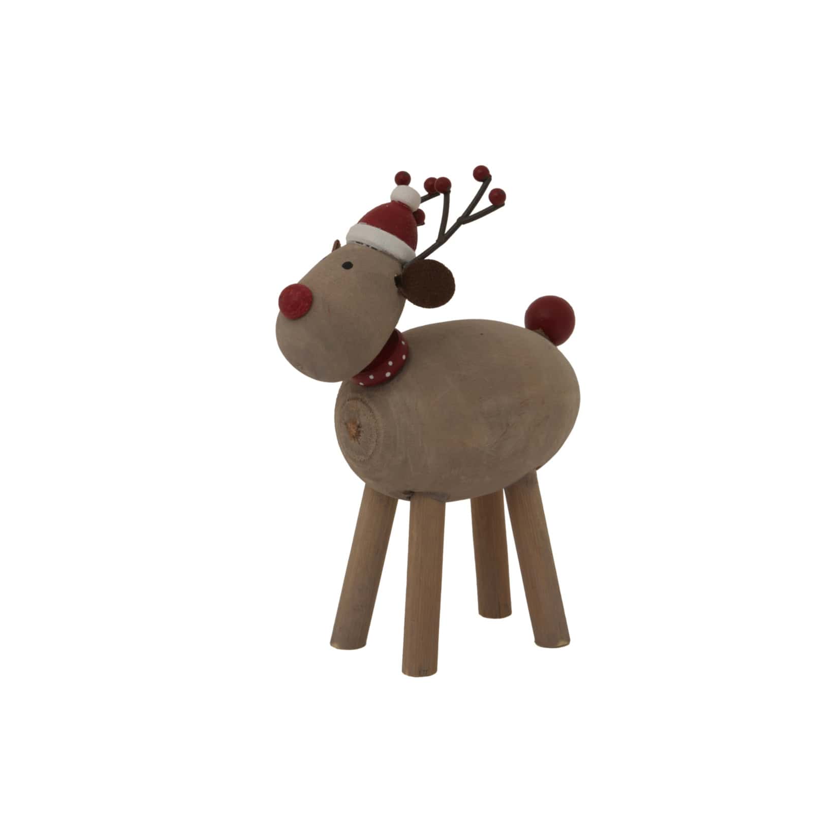 Rustic Rudolf With Hat – Colour: Brown