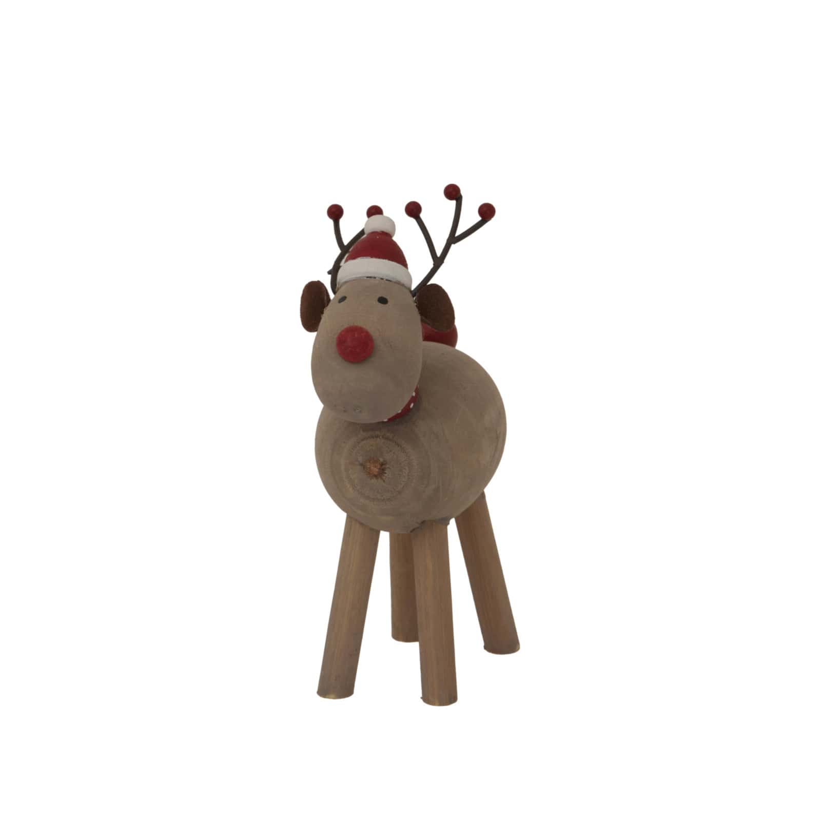 Rustic Rudolf With Hat – Material: Metal