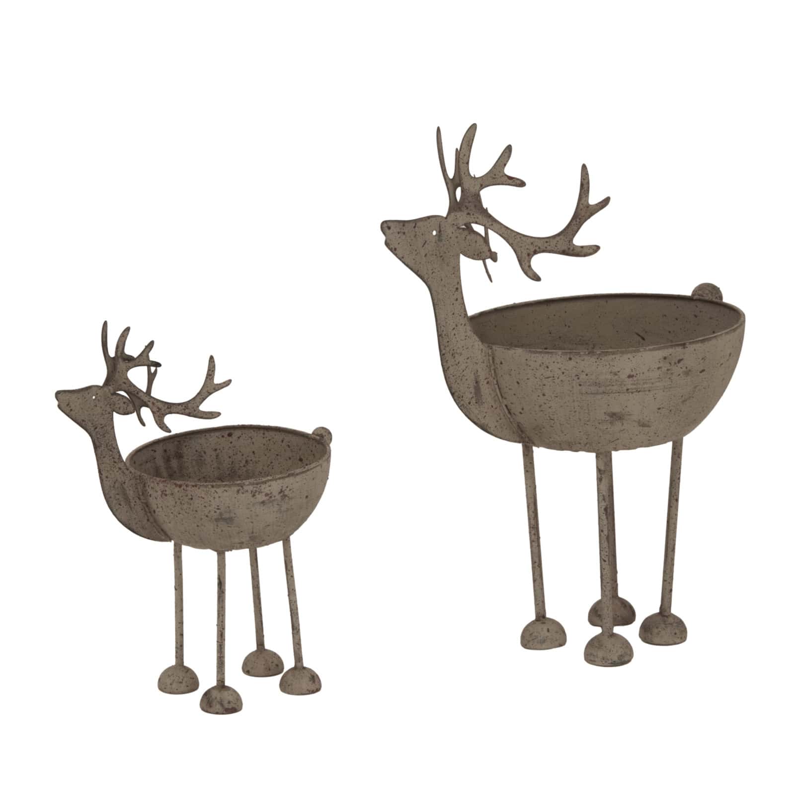 Rustic Metal Reindeer Bowl – Additional view 2