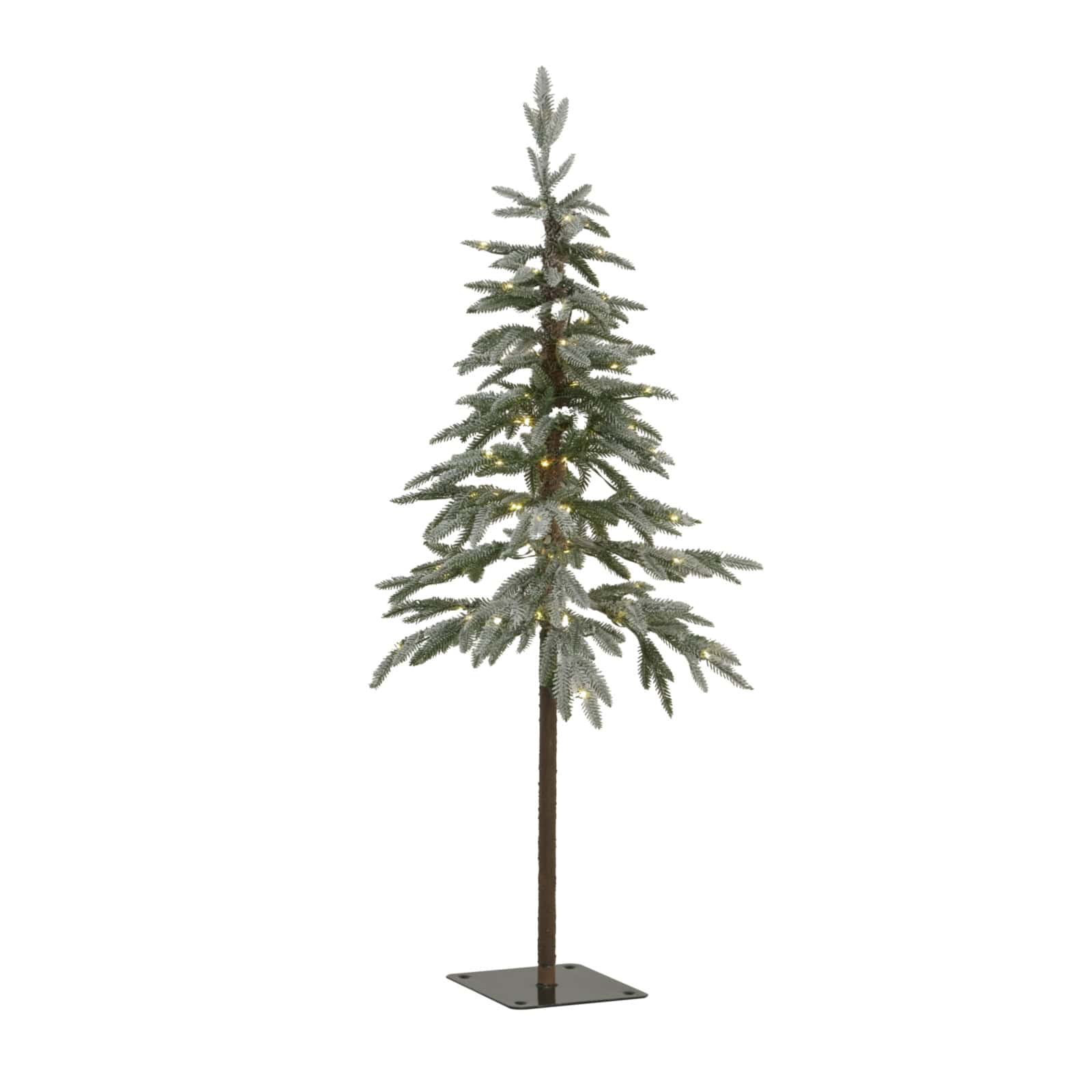Medium Snowy Woodland Pre-Lit 200 Led Christmas Tree – Colour: White