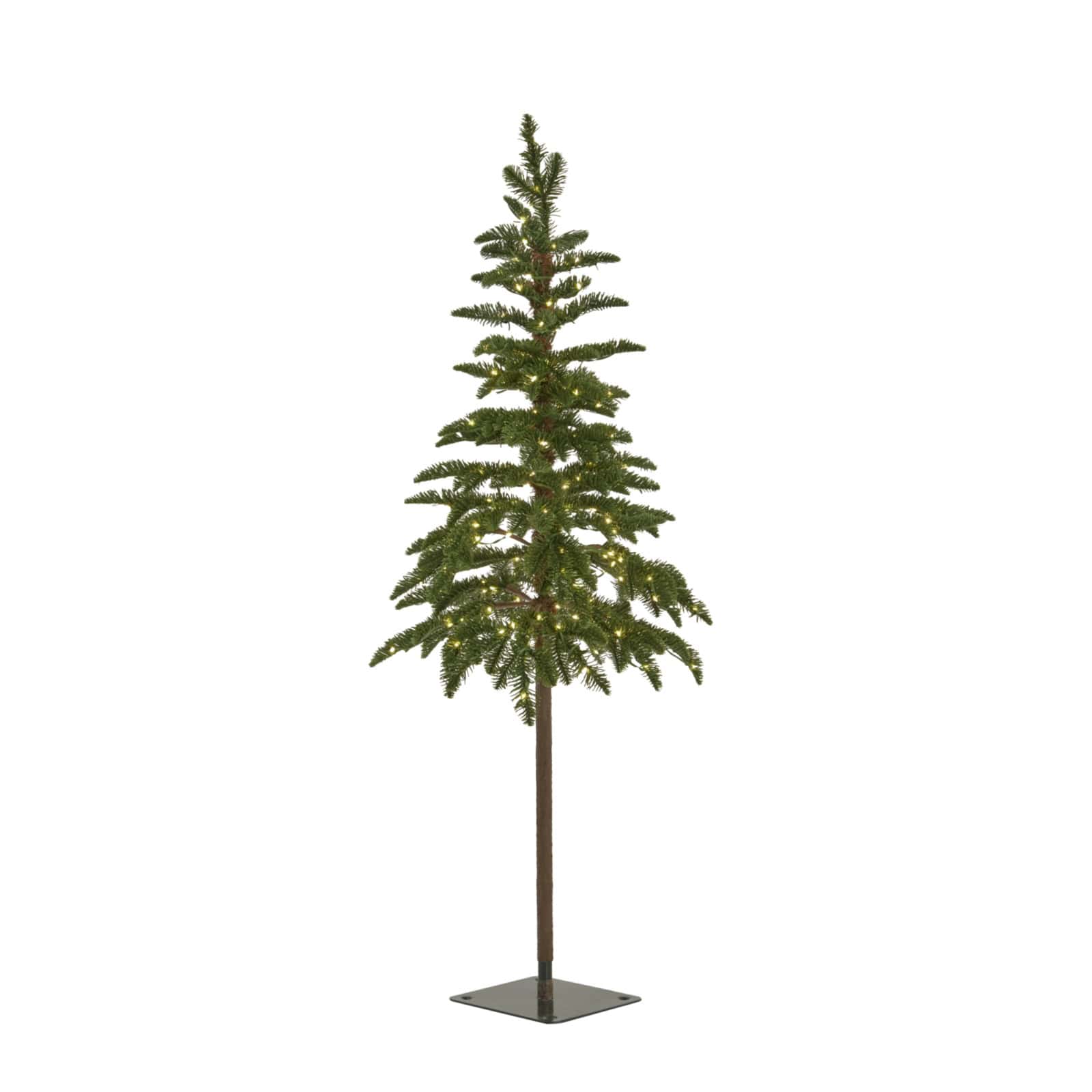 Medium Green Woodland Pre-Lit 200 Led Christmas Tree – Material: Plastic