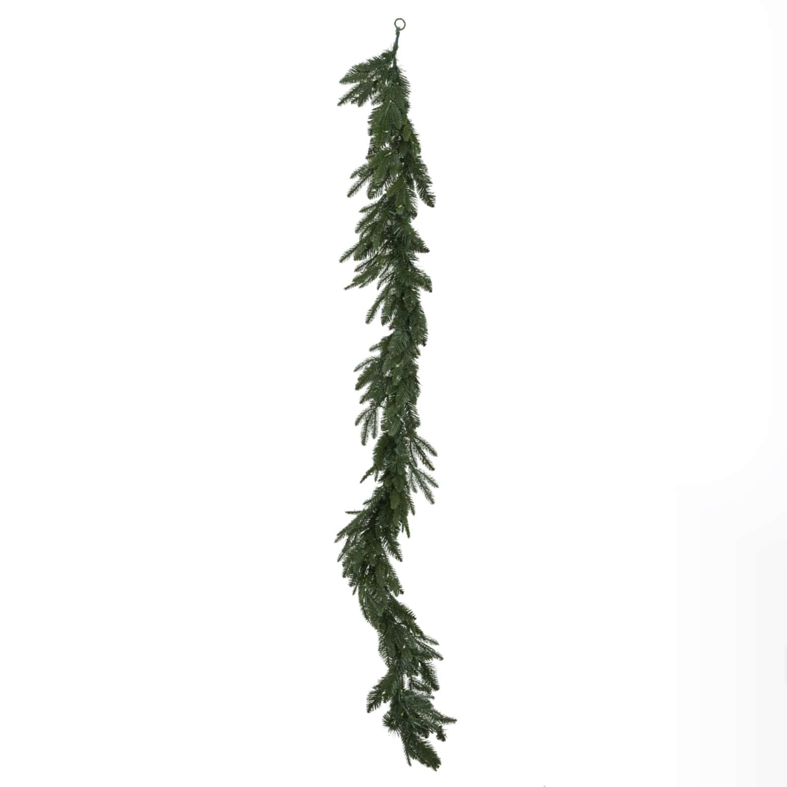 Green Pre-Lit Woodland 200 Led Fir Christmas Garland – Christmas Decorations