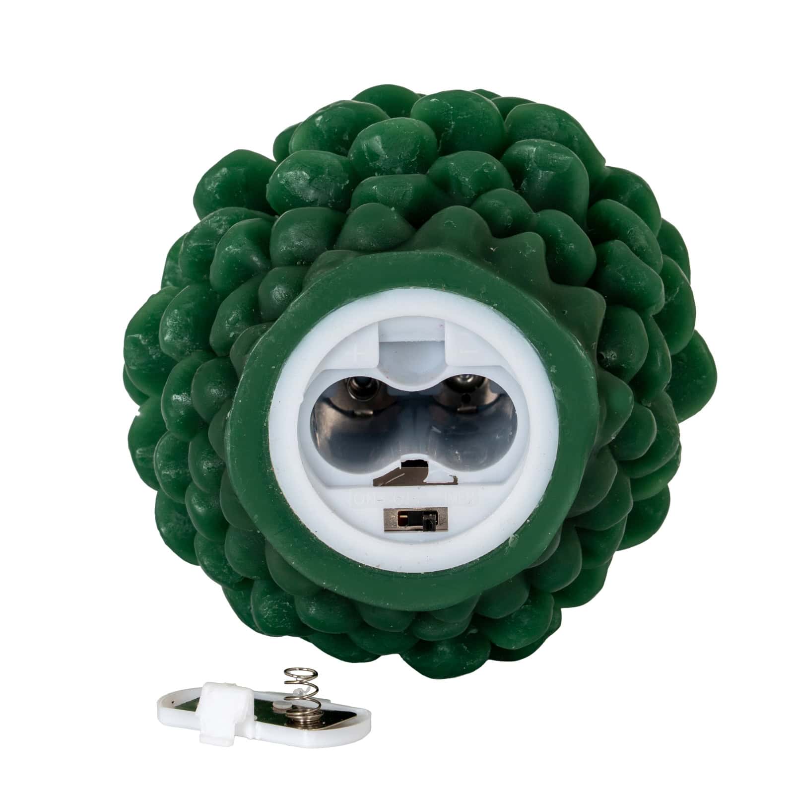 Luxe Collection Natural Glow Green Pinecone LED Wax Candle – Additional view 3