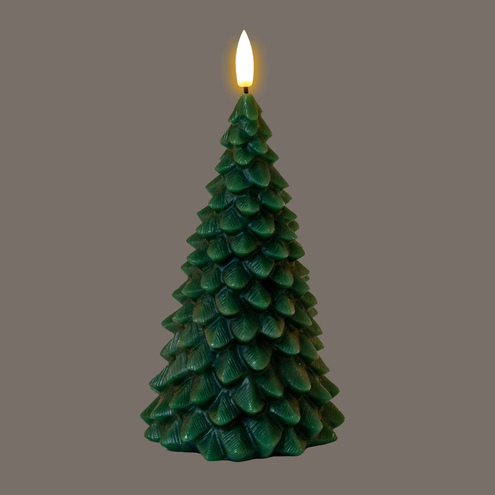 Luxe Collection Natural Glow Green Tree LED Wax Candle – Candles