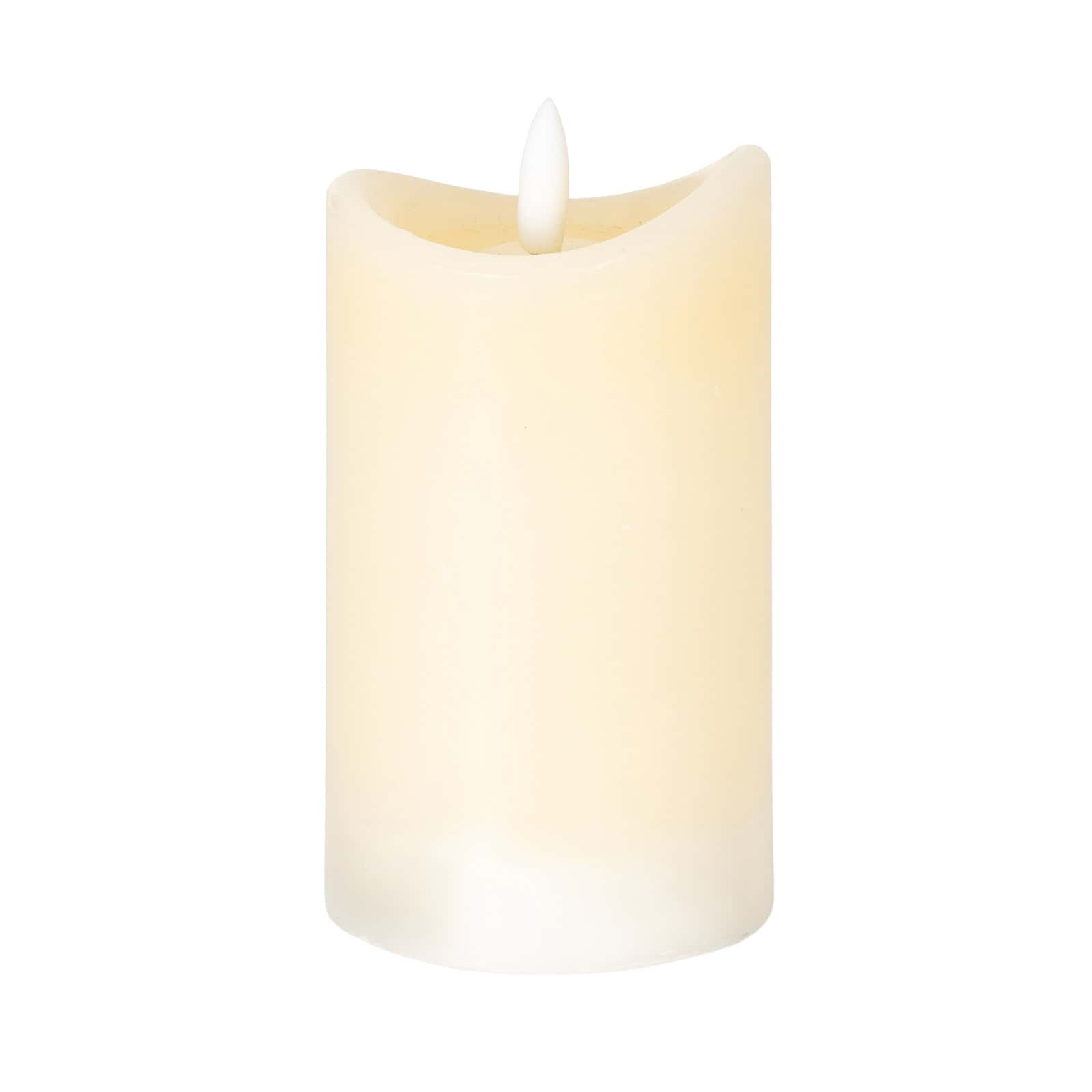 Luxe Collection Natural Glow 2.75×5 Cream Melted LED Candle