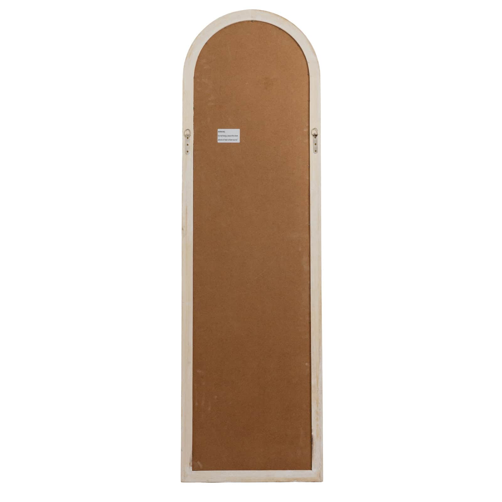 Washed Wood Tall Arched Window Mirror – Wall Mirrors