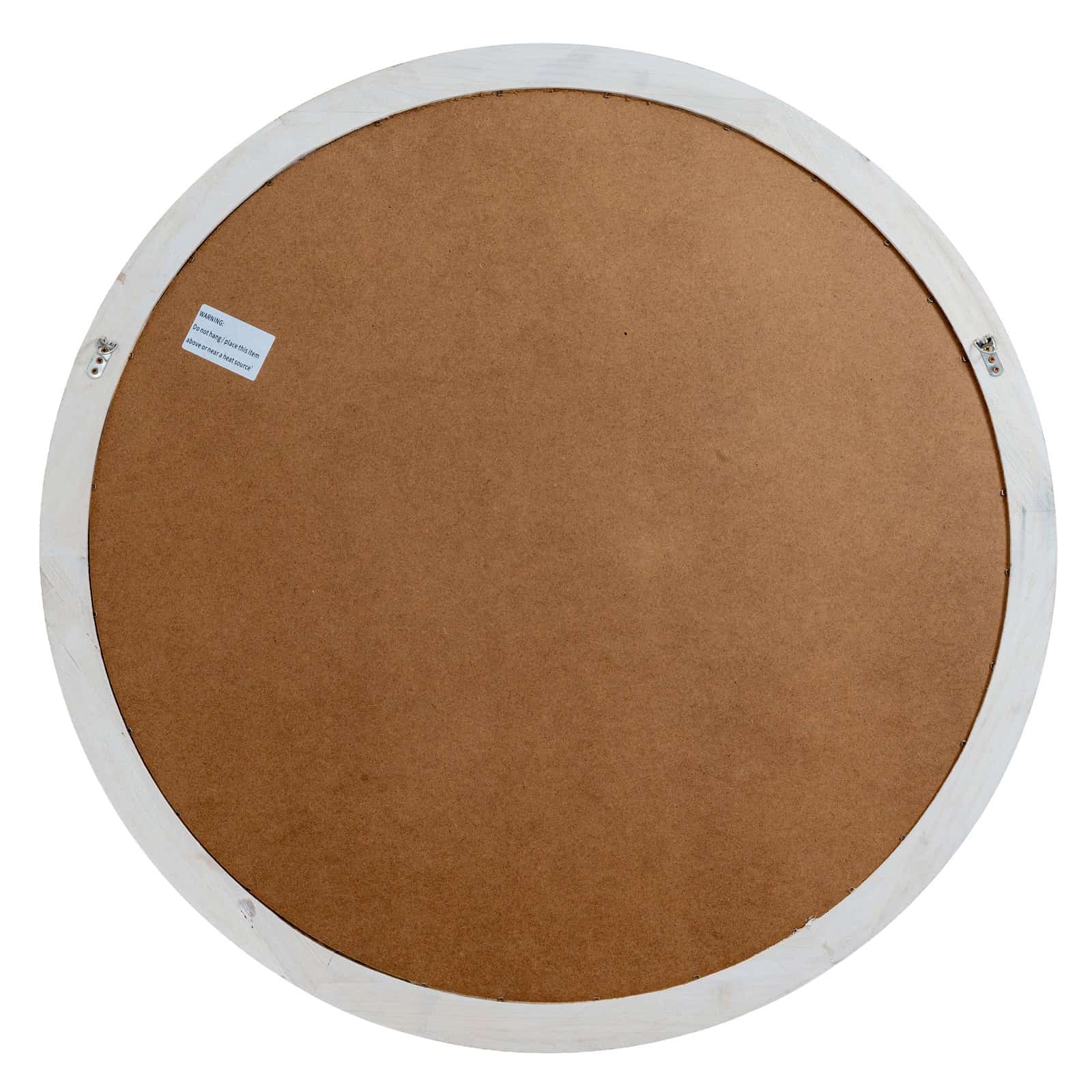 Washed Wood Round Window Mirror – Wall Mirrors