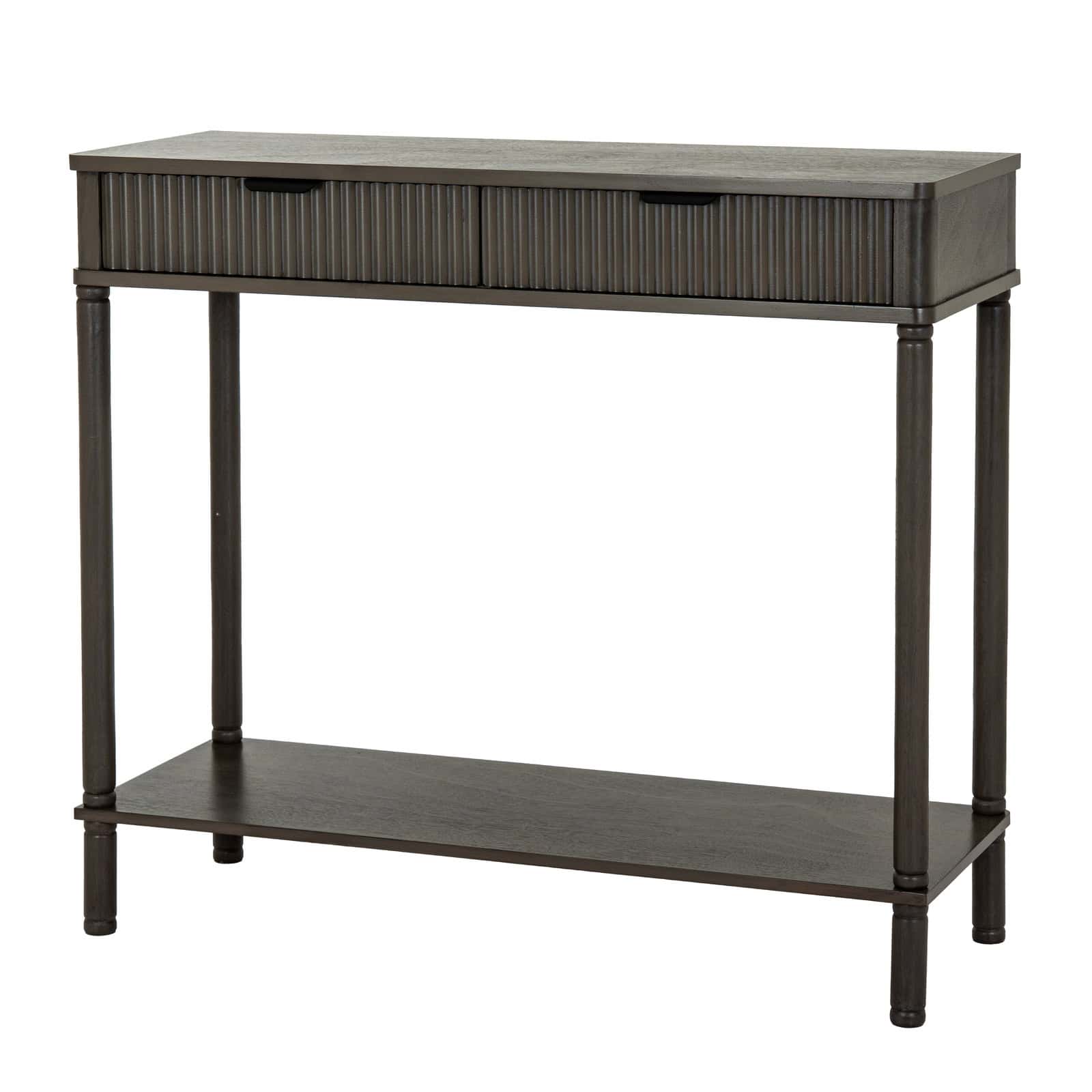 Reed Collection 2 Drawer Console – Colour: Brown