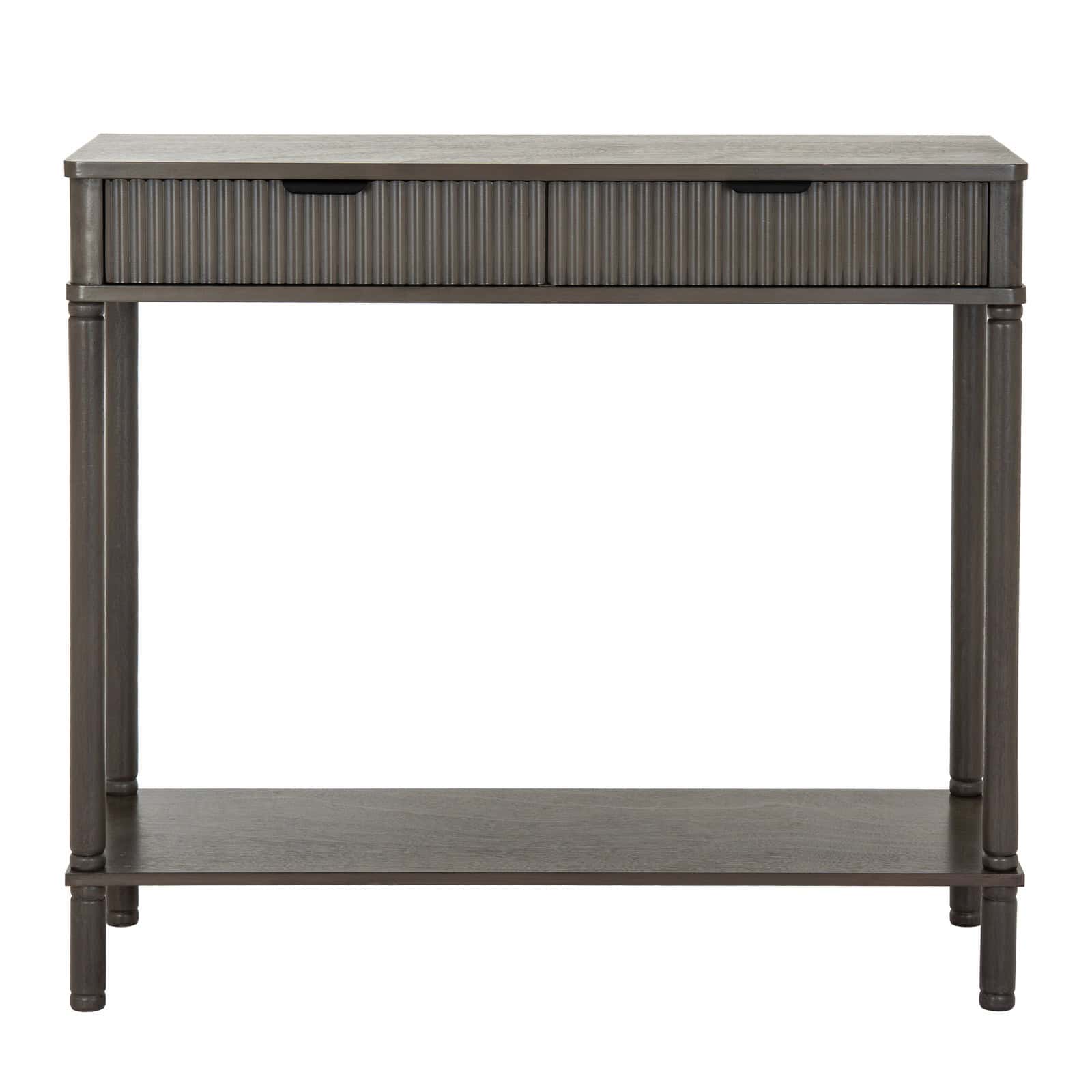 Reed Collection 2 Drawer Console – Material: Wood