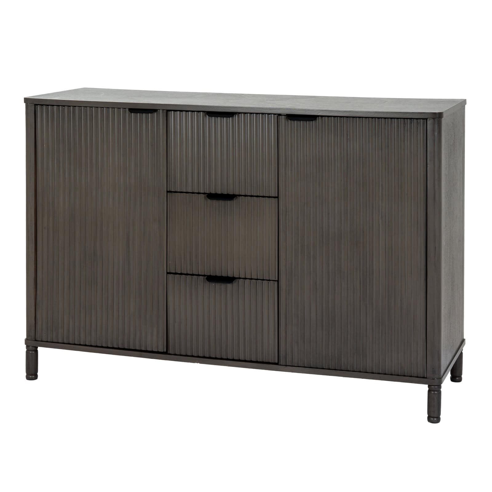 Reed Collection 3 Drawer 2 Door Cabinet – Colour: Brown