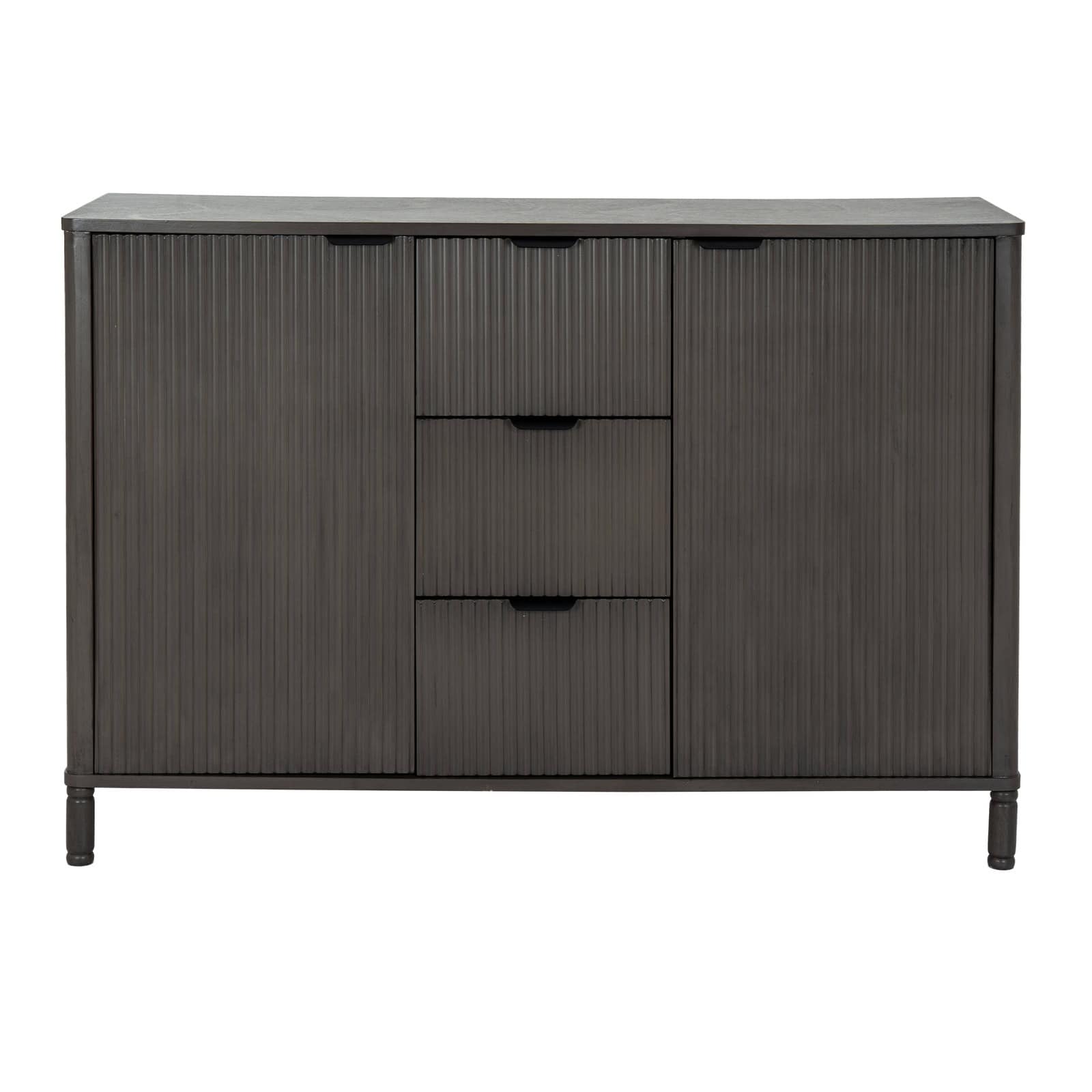 Reed Collection 3 Drawer 2 Door Cabinet – Material: Wood