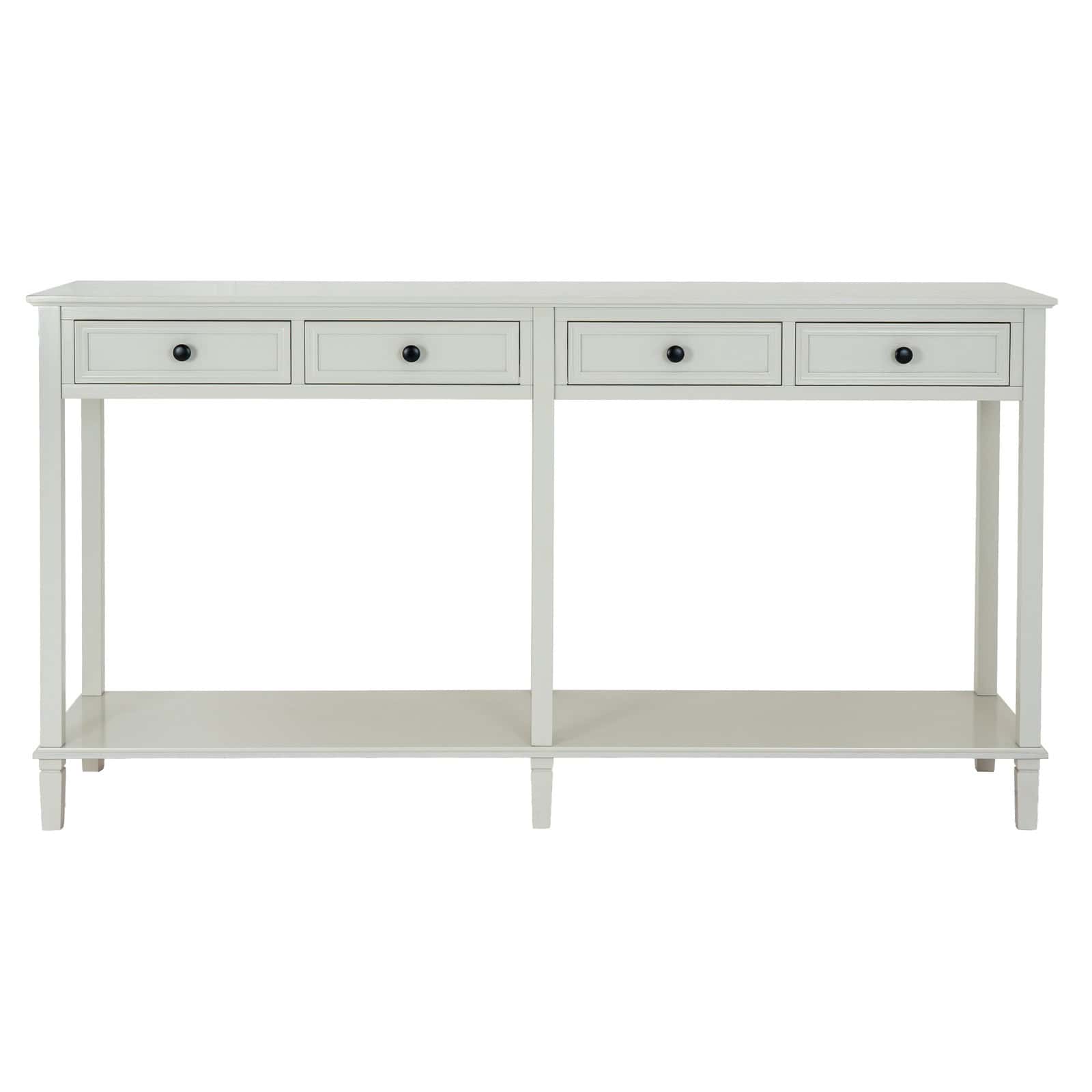 Belmont Collection 4 Drawer Console – Material: Wood