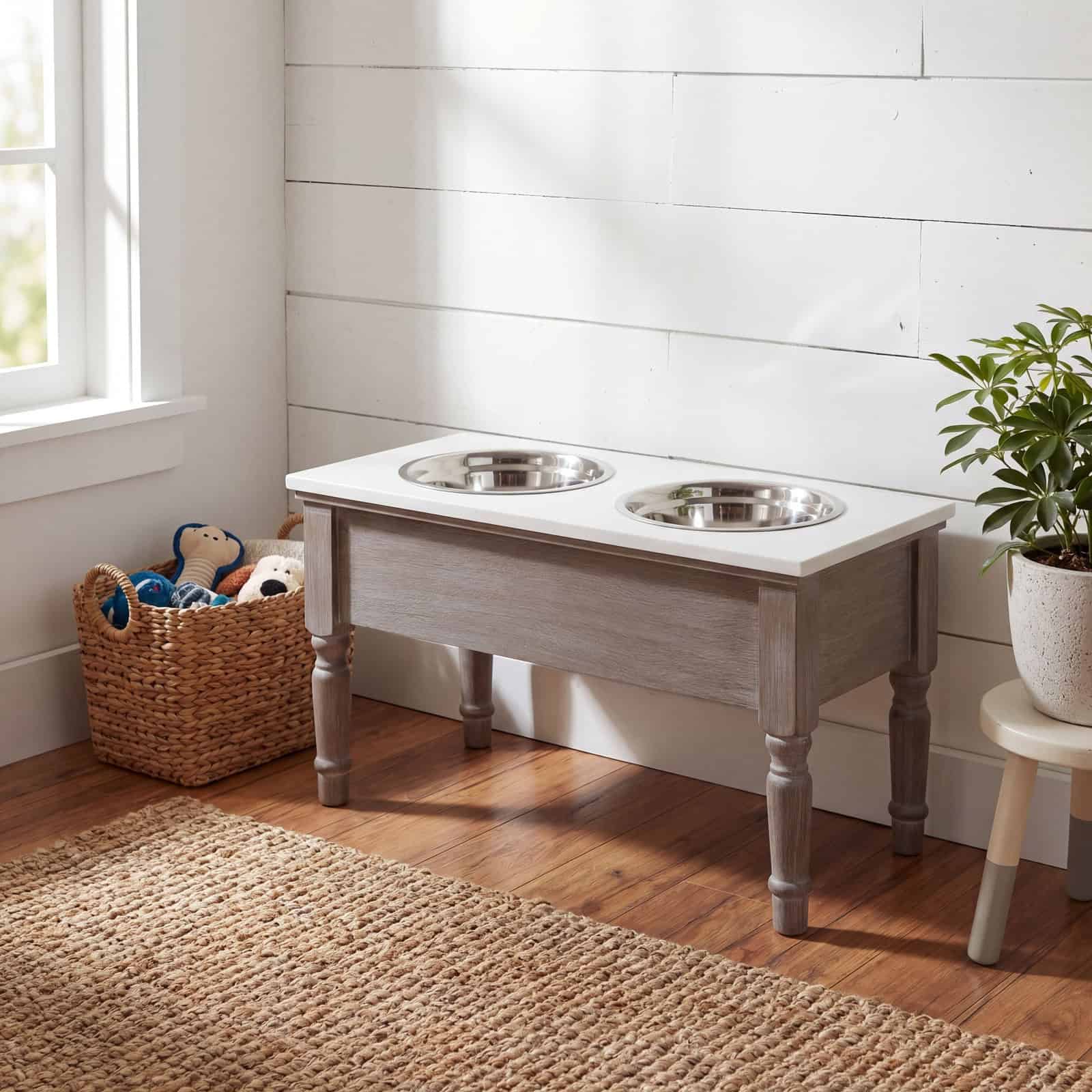 Serene Collection Pet Feeder Table