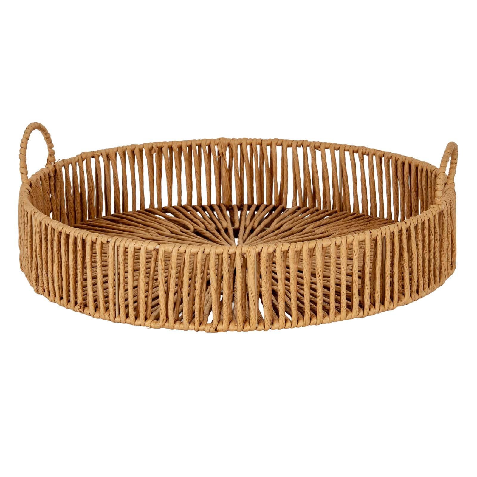 Large Loop Handle Tray – Colour: Brown