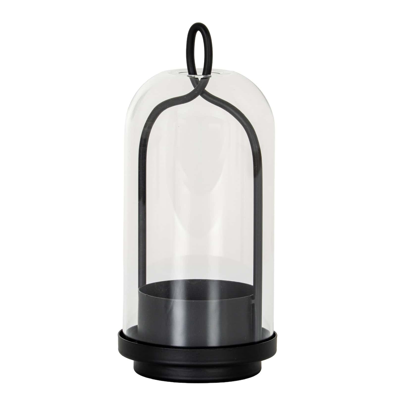 Nyx Medium Candle Holder With Glass Cloche