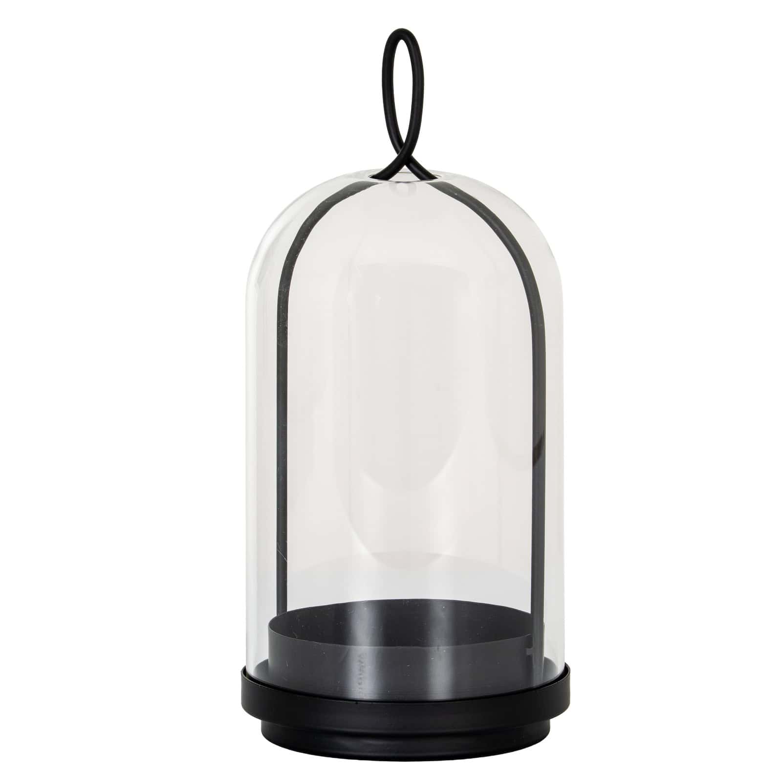 Nysa Large Candle Holder With Glass Cloche