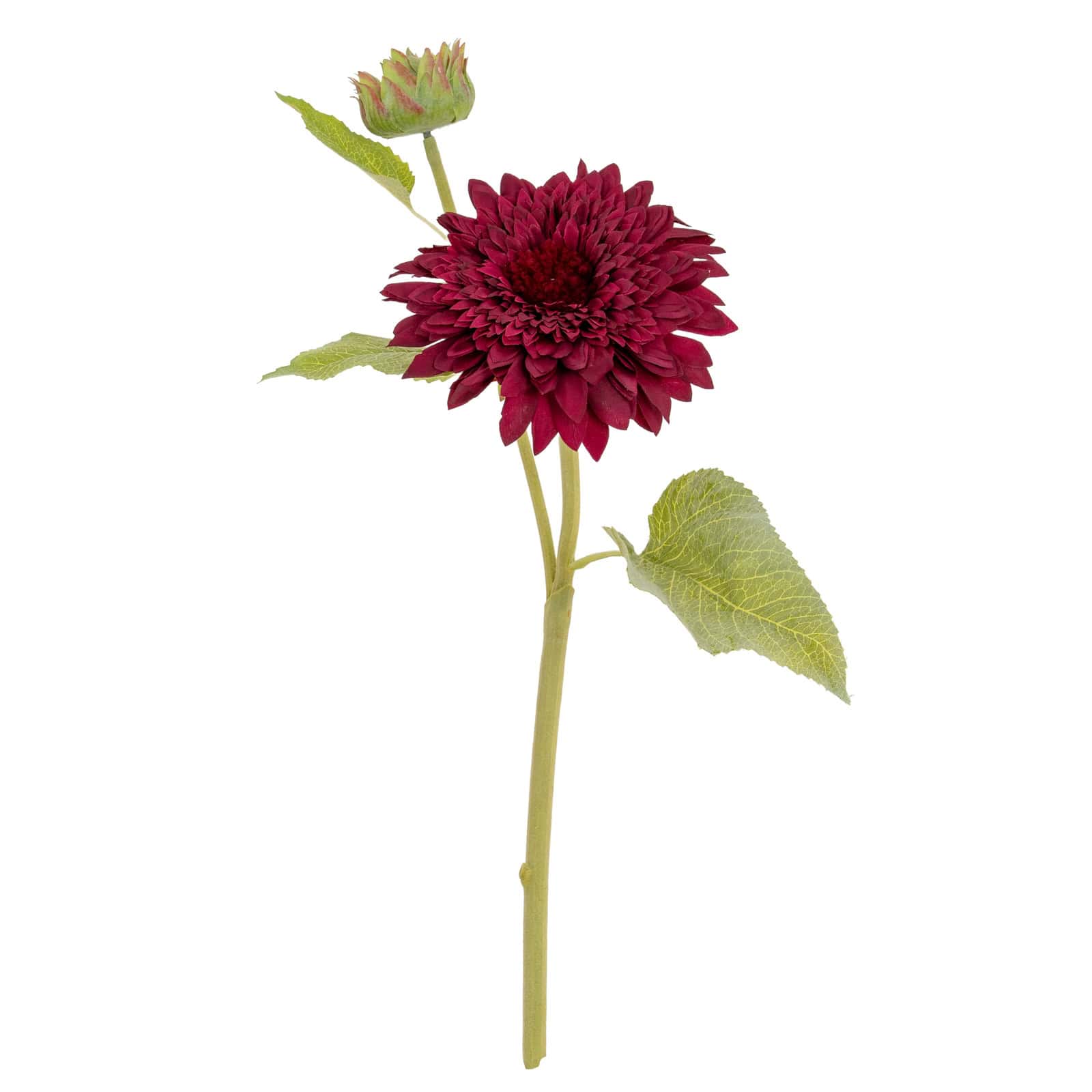Dahlia Burgundy Raven Stem – Faux Flowers & Artificial Trees