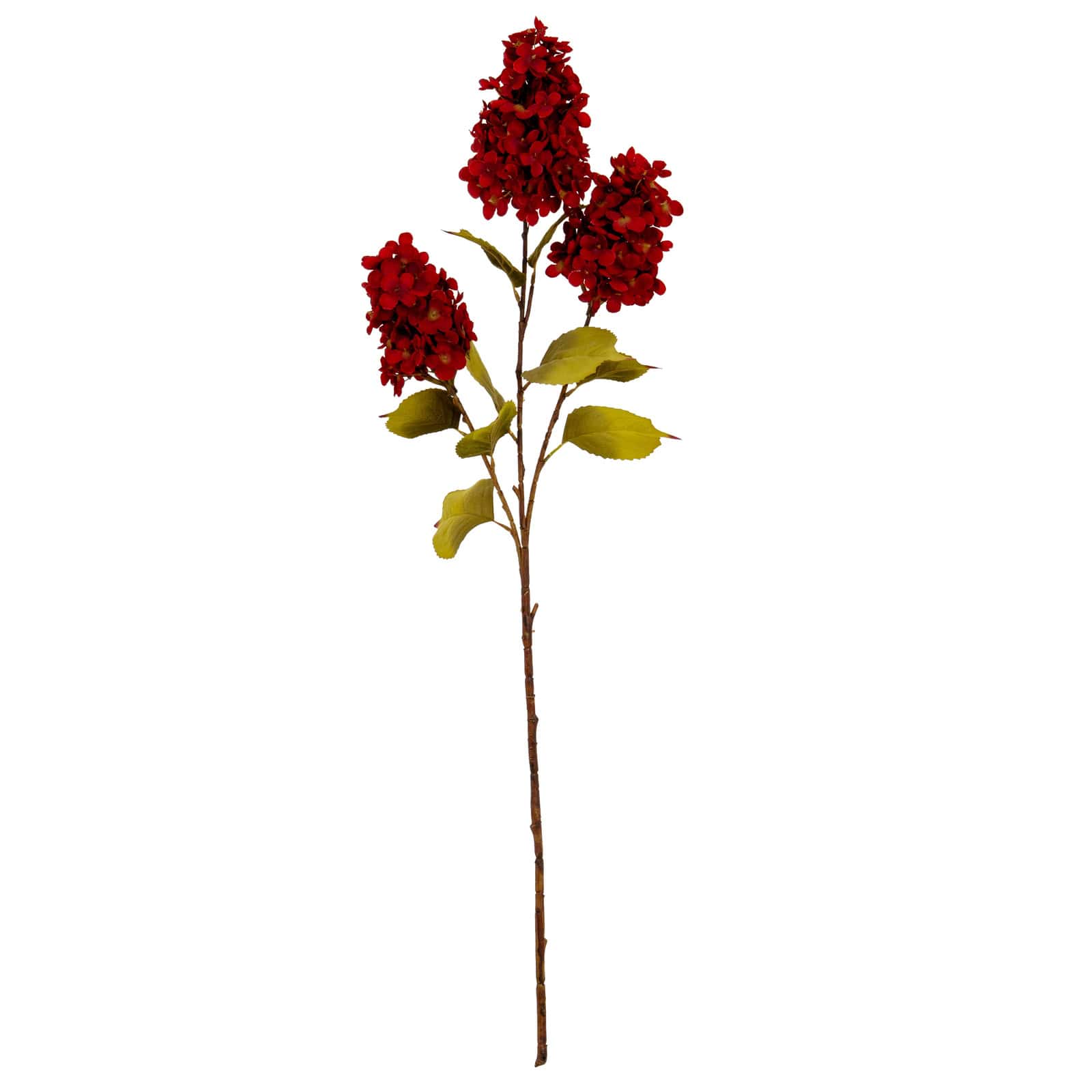 Dark Red Spear Hydrangea Spray – Additional view