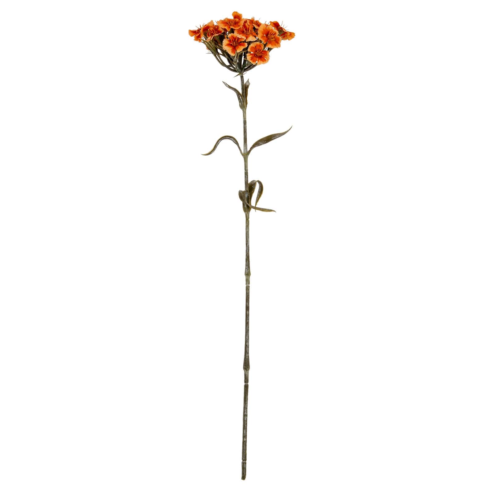 Orange Dianthus Spray – Material: Plastic