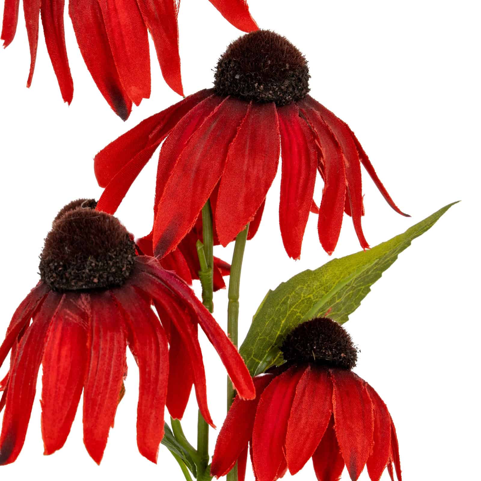 Red Echinacea Spray – Faux Flowers & Artificial Trees
