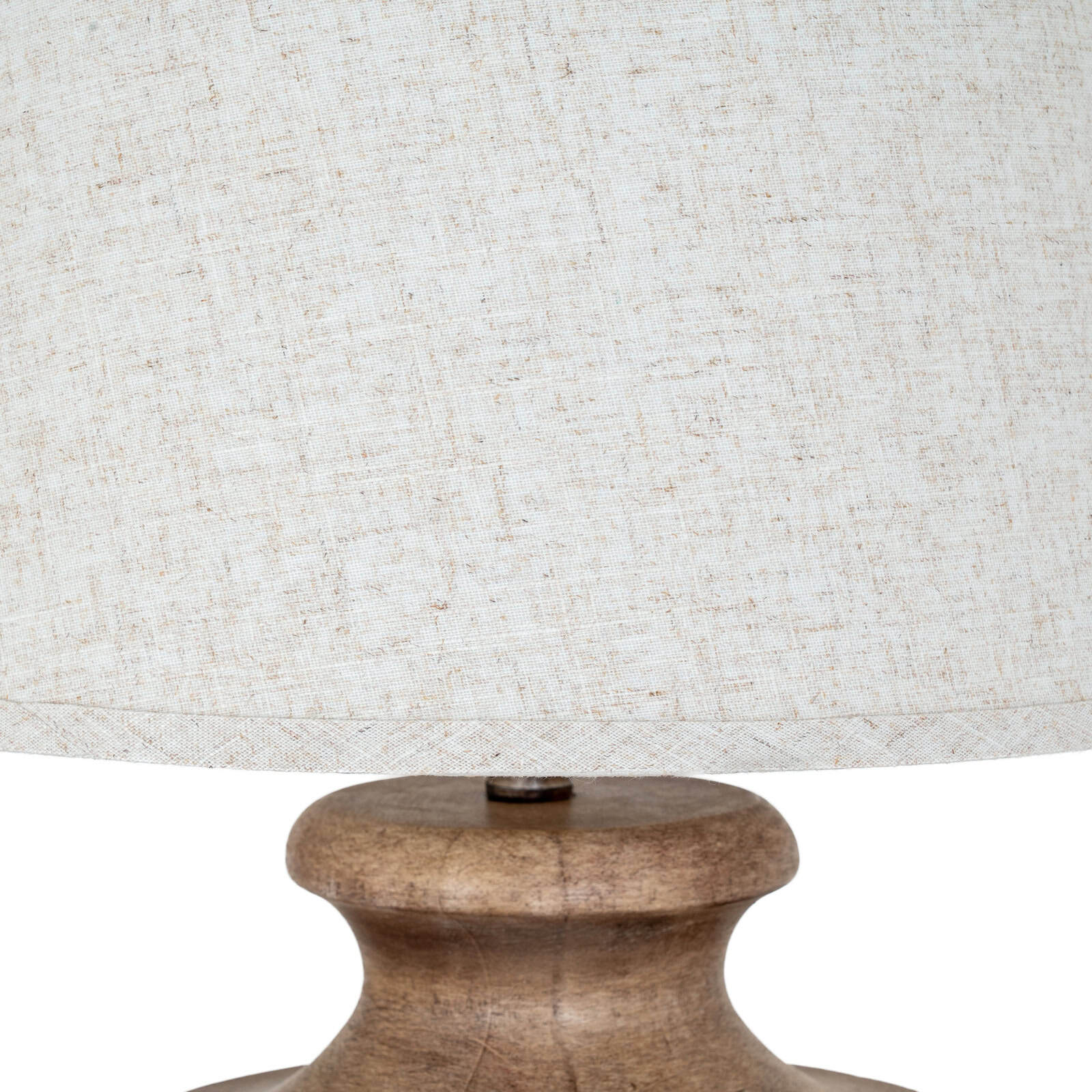 Marbelle Table Lamp With Edged Linen Shade – Side Lamps