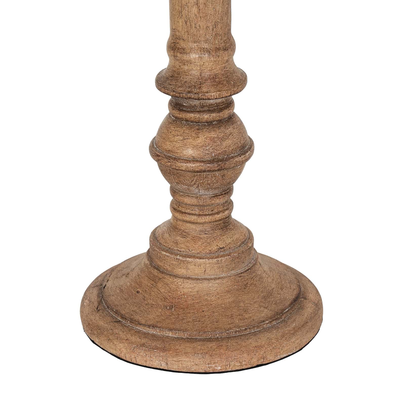 Solenne Table Lamp With Edged Linen Shade – Material: Resin