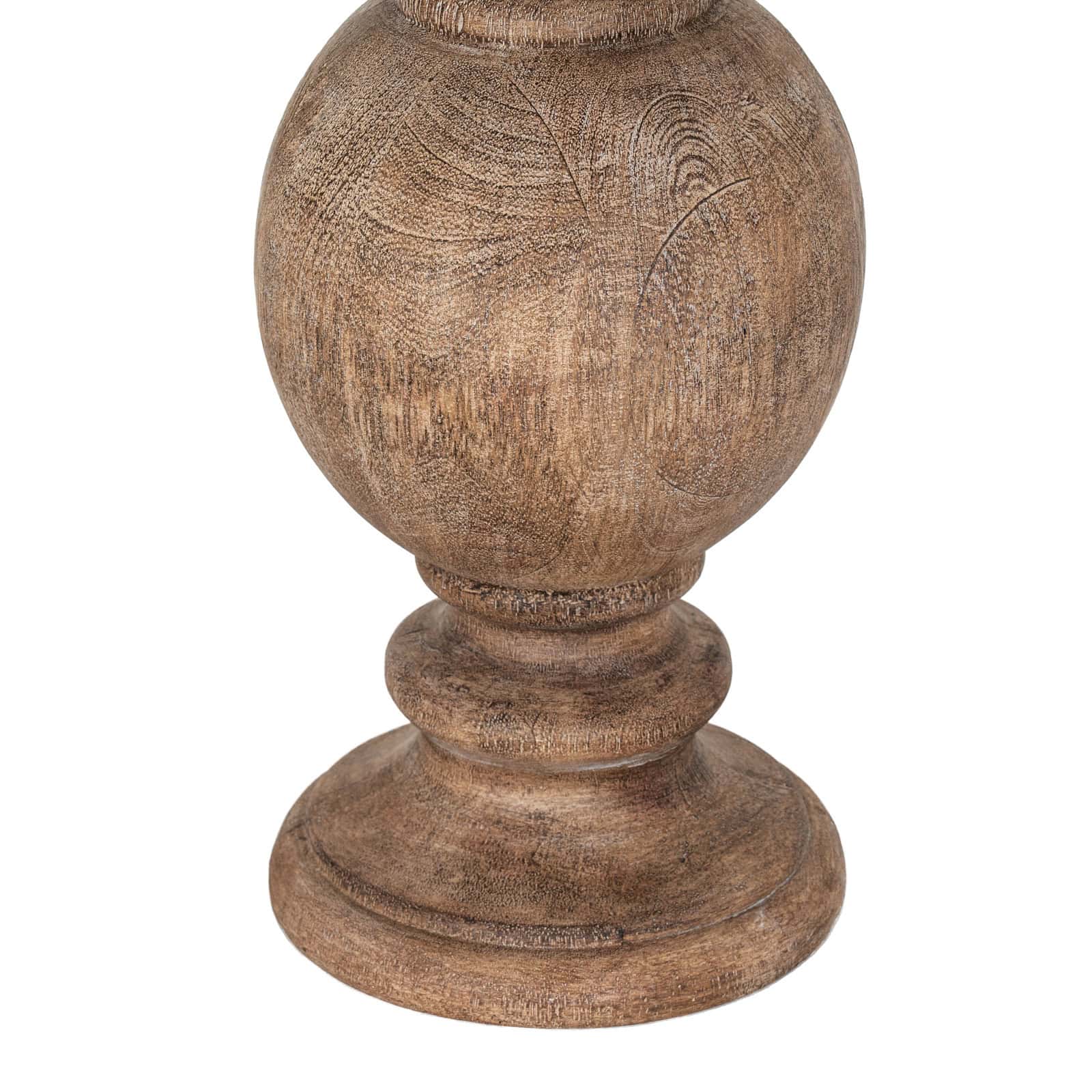 Clarion Table Lamp With Edged Linen Shade – Side Lamps