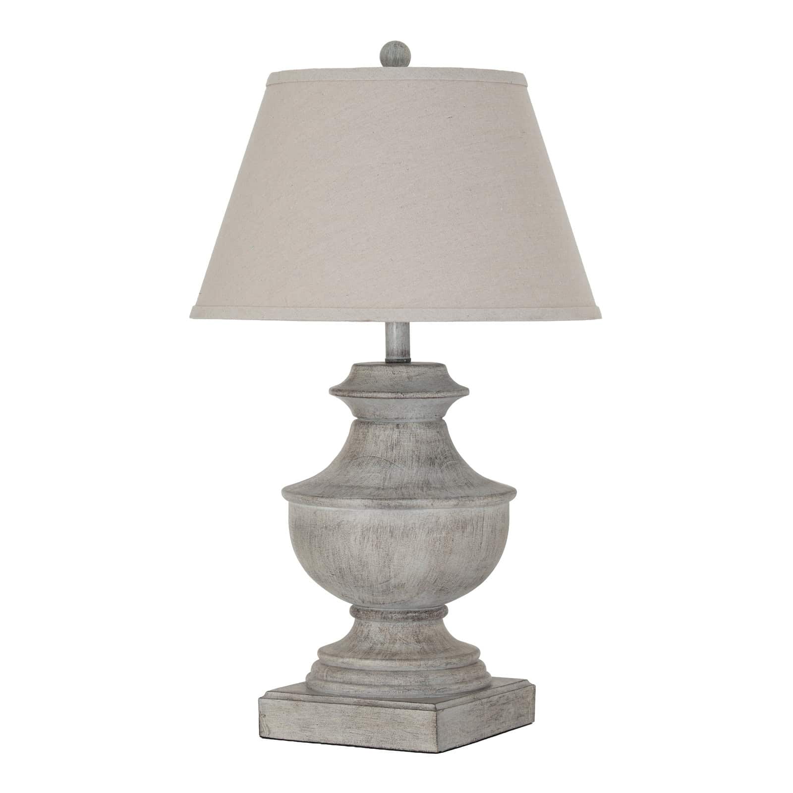 Montara Table Lamp With Linen Shade – Material: Resin