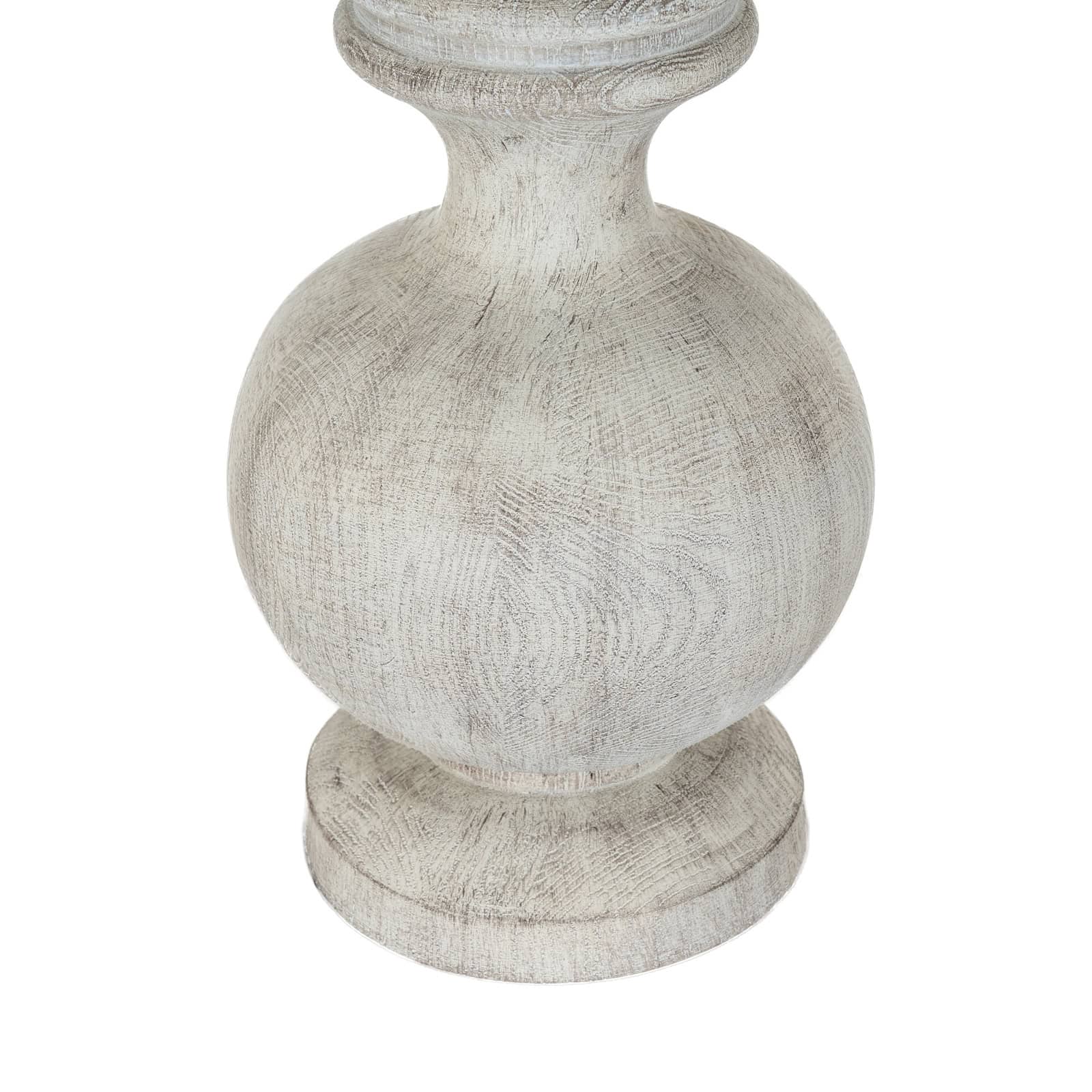 Amorie Table Lamp With Linen Shade – Material: Resin