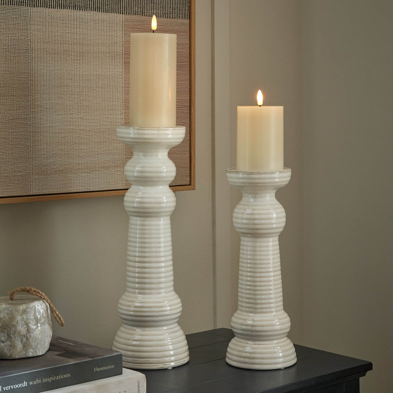 Sile Medium Pillar Candle Holder – Additional view