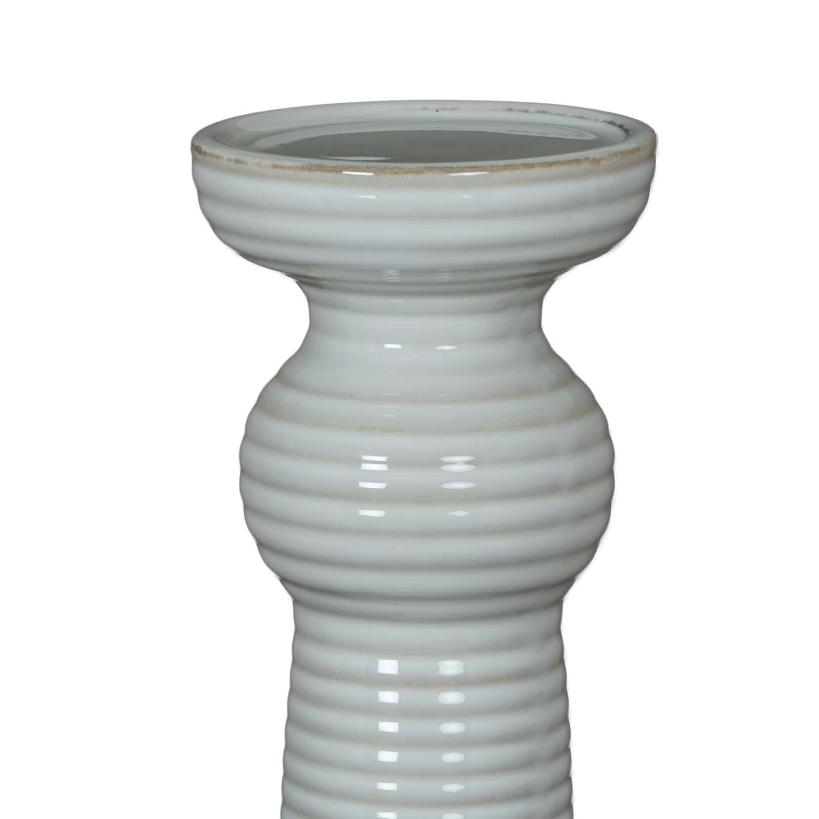 Sile Large Pillar Candle Holder – Material: Ceramic