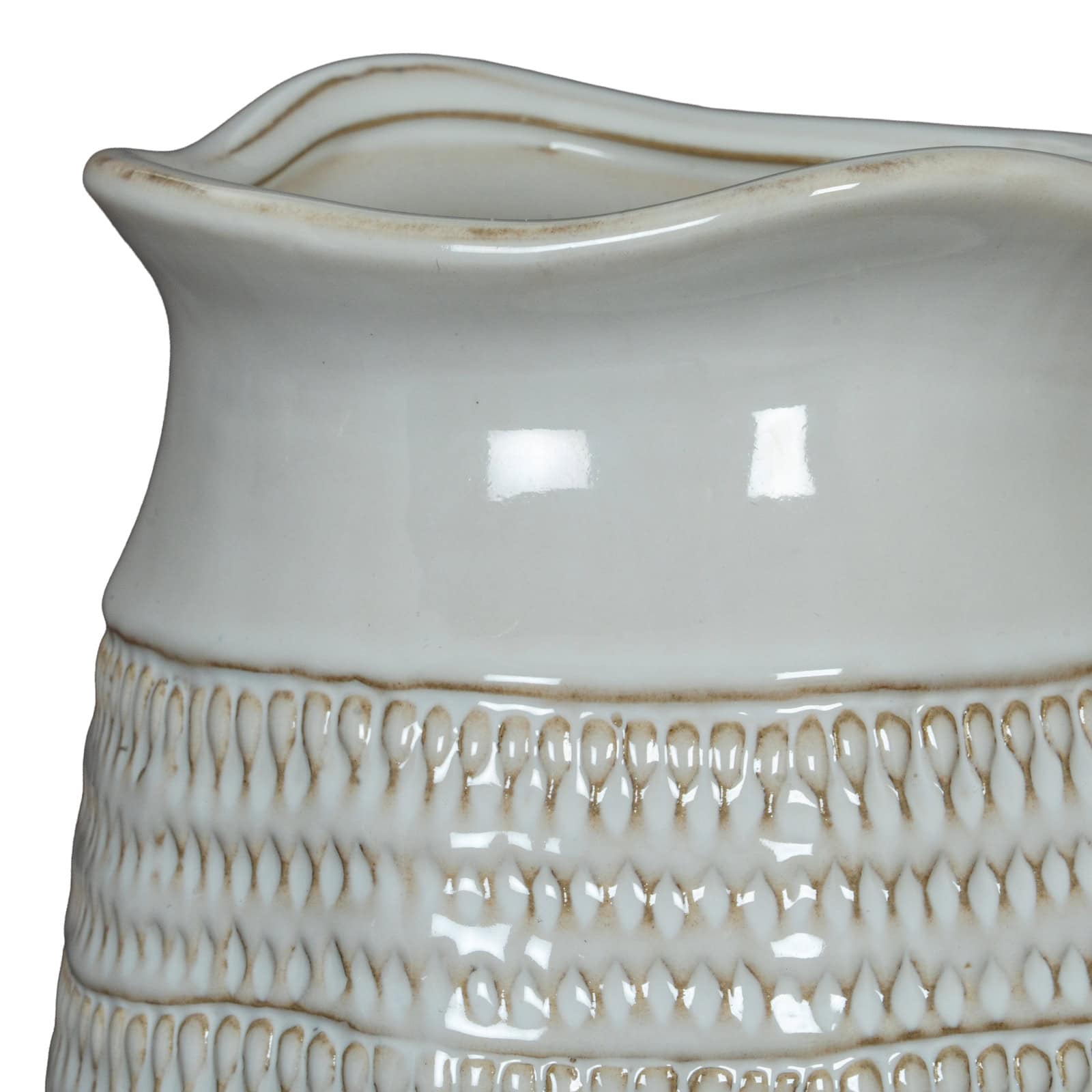 Tava Cylinder Hewn Vase – Material: Ceramic