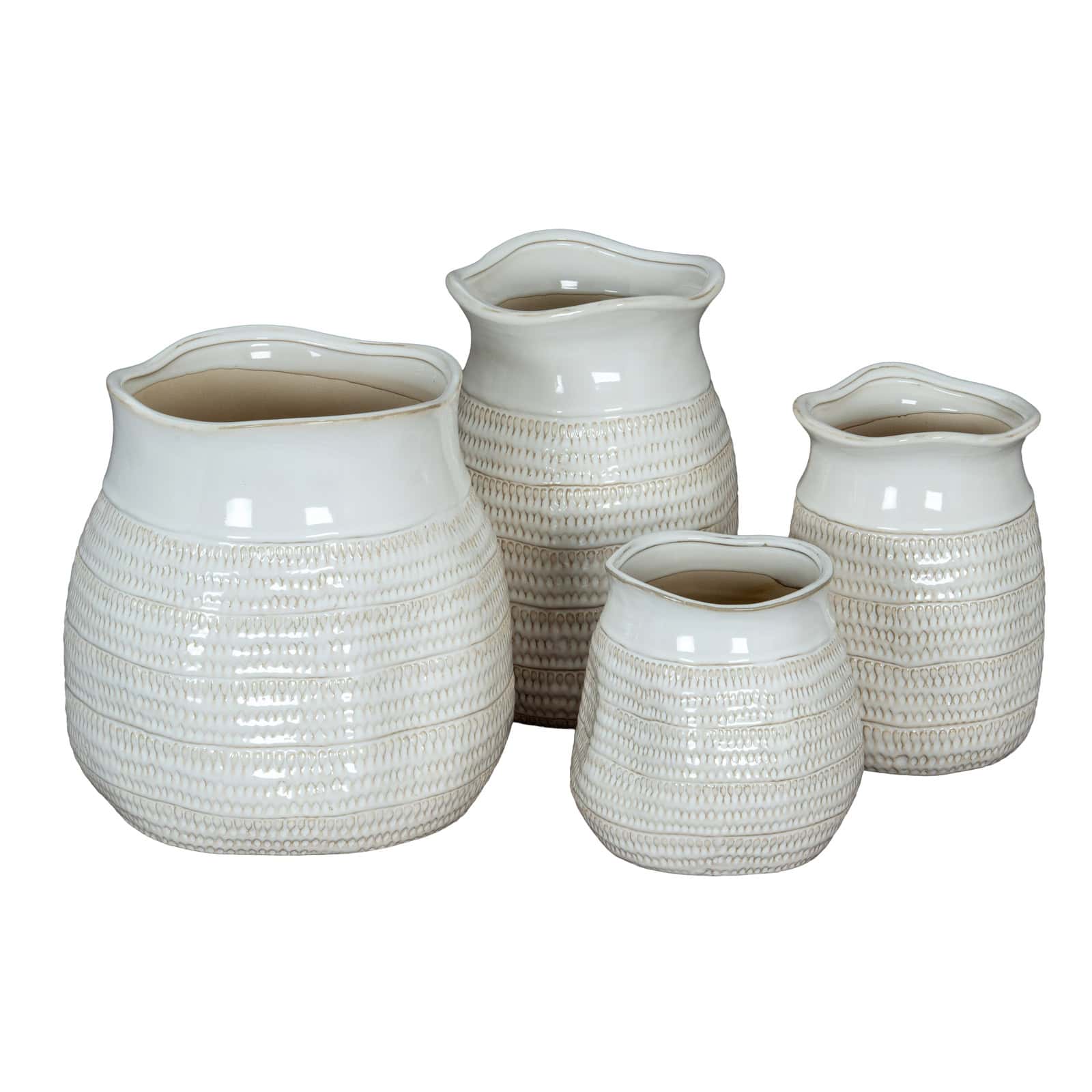 Tava Wide Hewn Vase – Vases