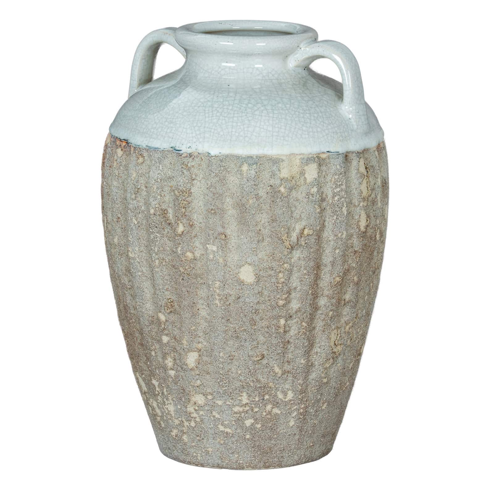 Thorne Large Amphora Vase – Colour: White