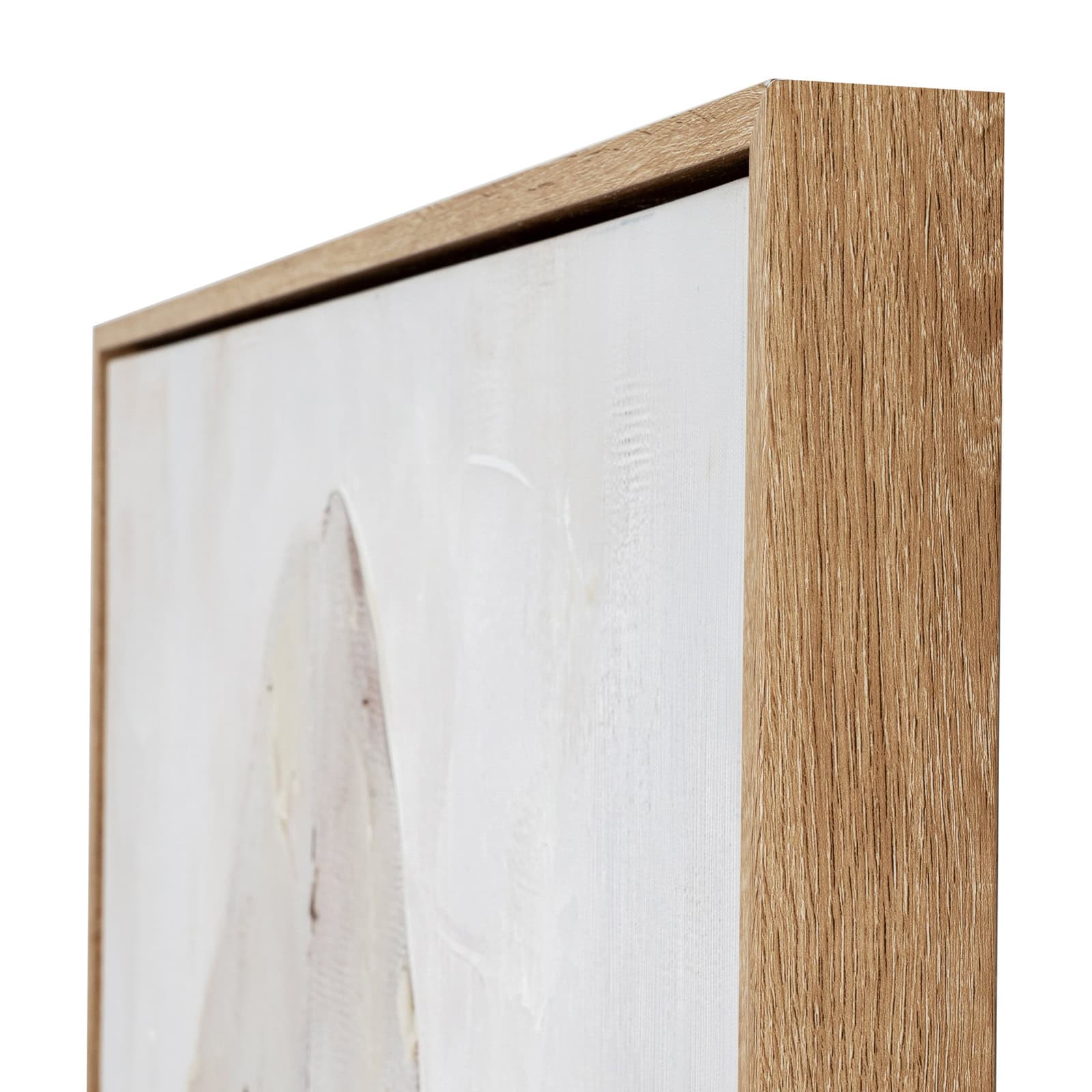 Ashenra Hand Painted Canvas In Frame – Material: Wood
