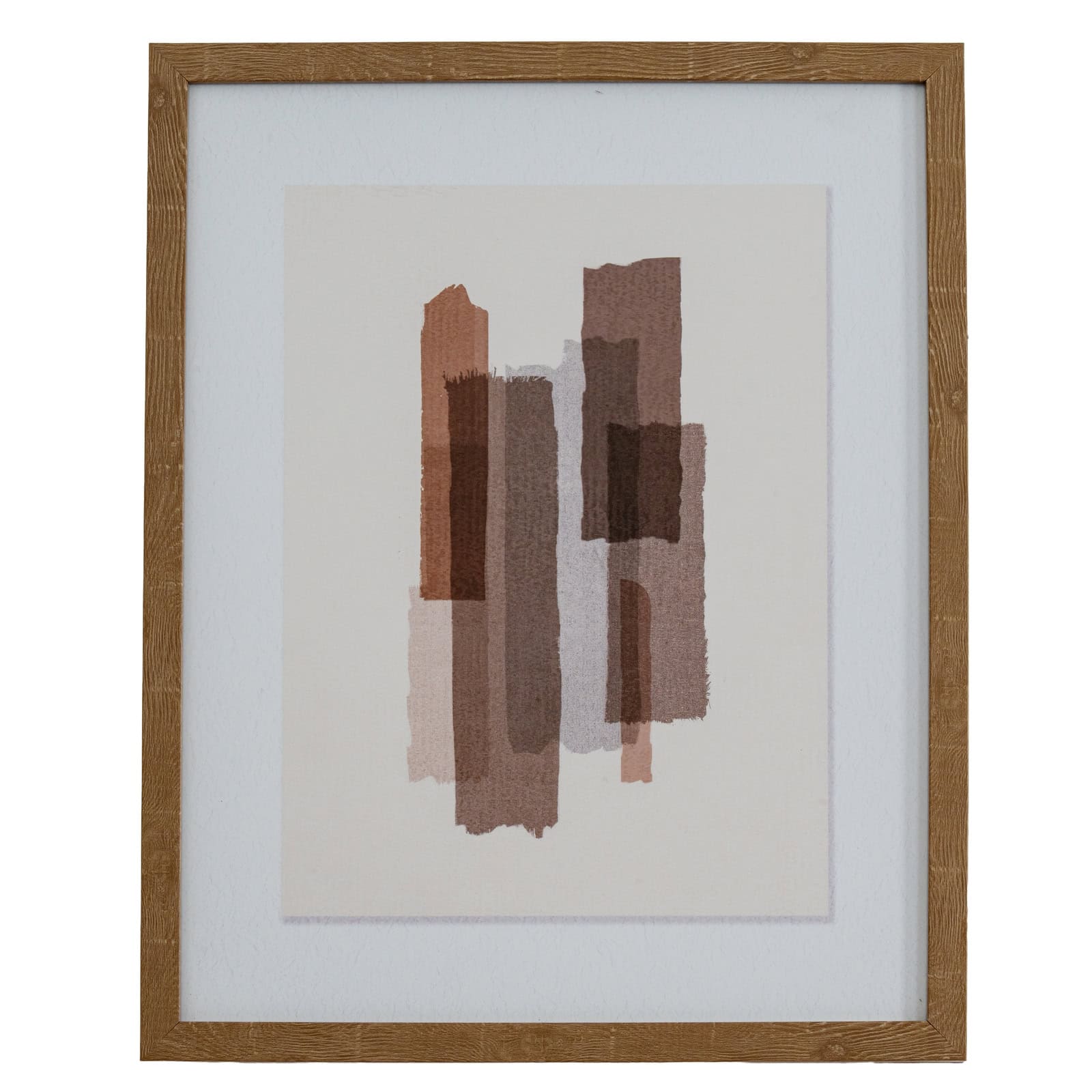 Tydis Art Mounted In Wooden Frame