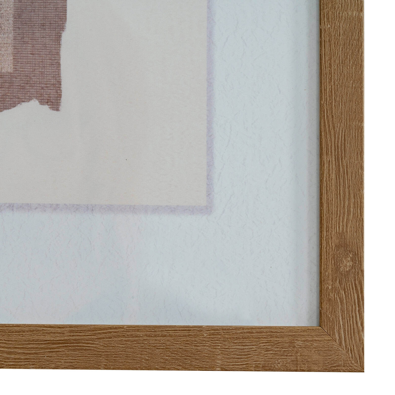 Terran Art Mounted In Wooden Frame – Colour: Multi-Coloured