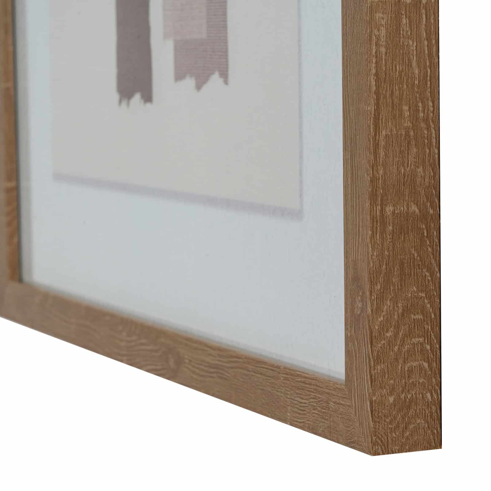 Terran Art Mounted In Wooden Frame – Material: Wood