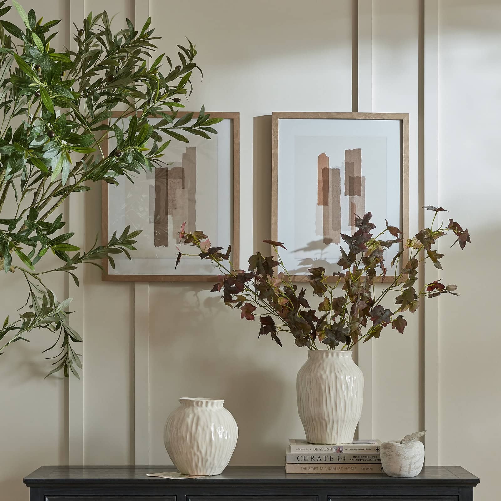 Terran Art Mounted In Wooden Frame – Additional view