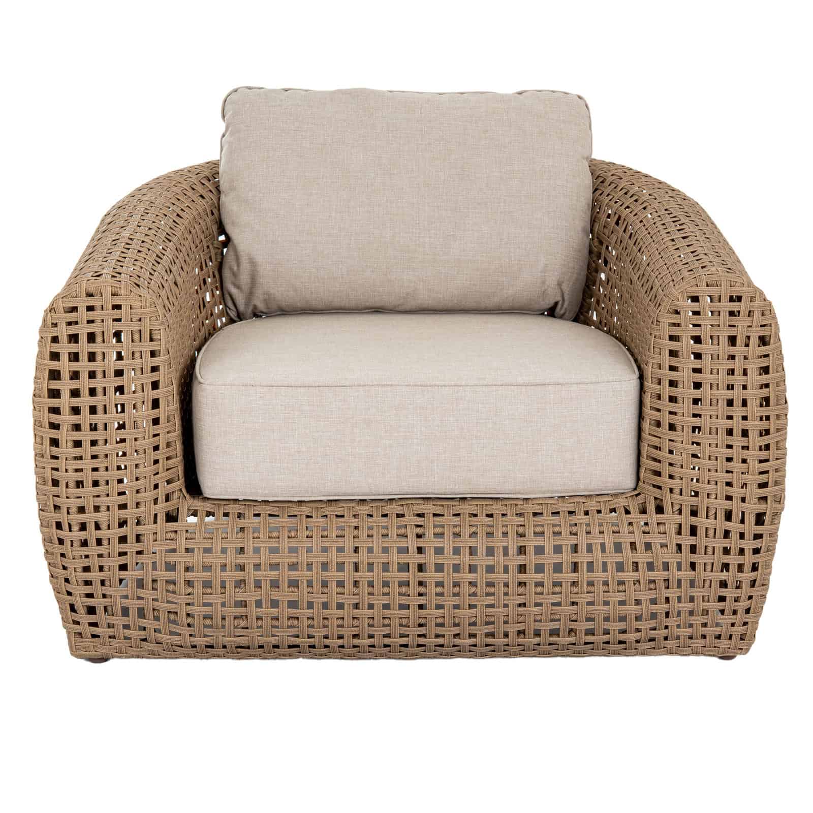 Bloom Collection Outdoor Large Lounge Chair – Material: Metal