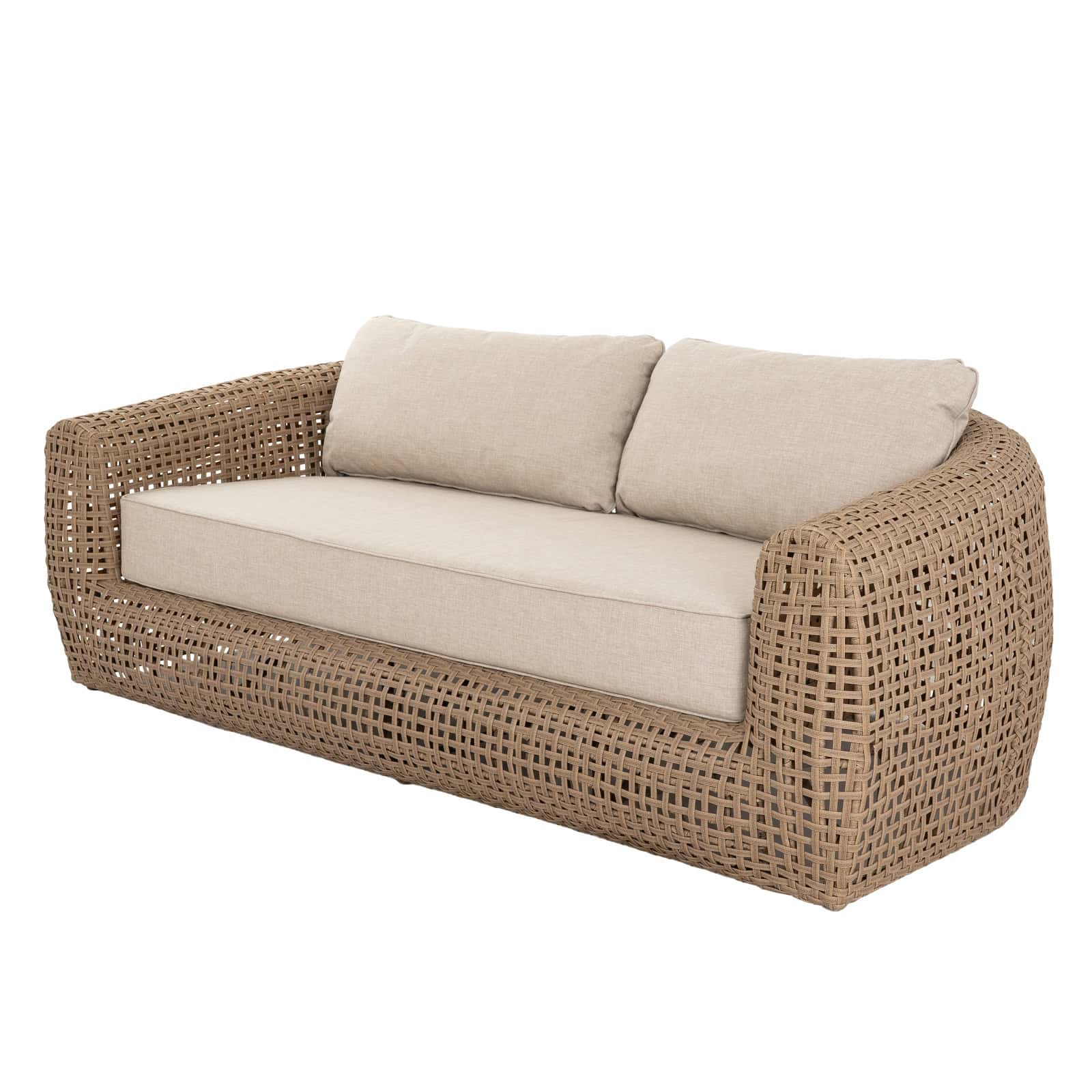 Bloom Collection Outdoor Sofa – Colour: Brown