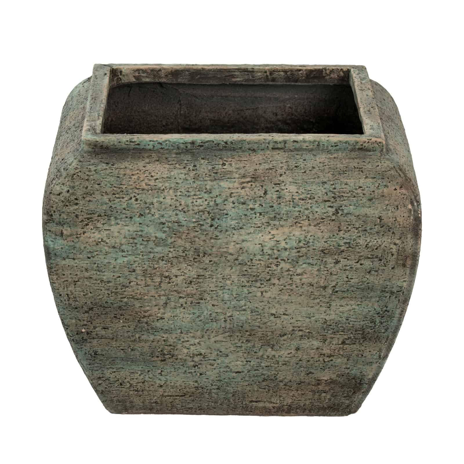 Verdan Square Drum Set Of 2 Planters – Planters & Urns