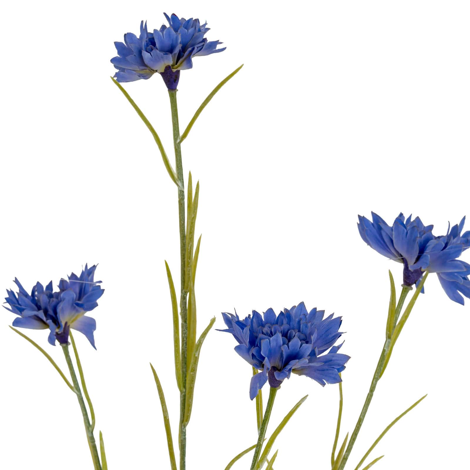 Blue Cornflower Stem – Faux Flowers & Artificial Trees