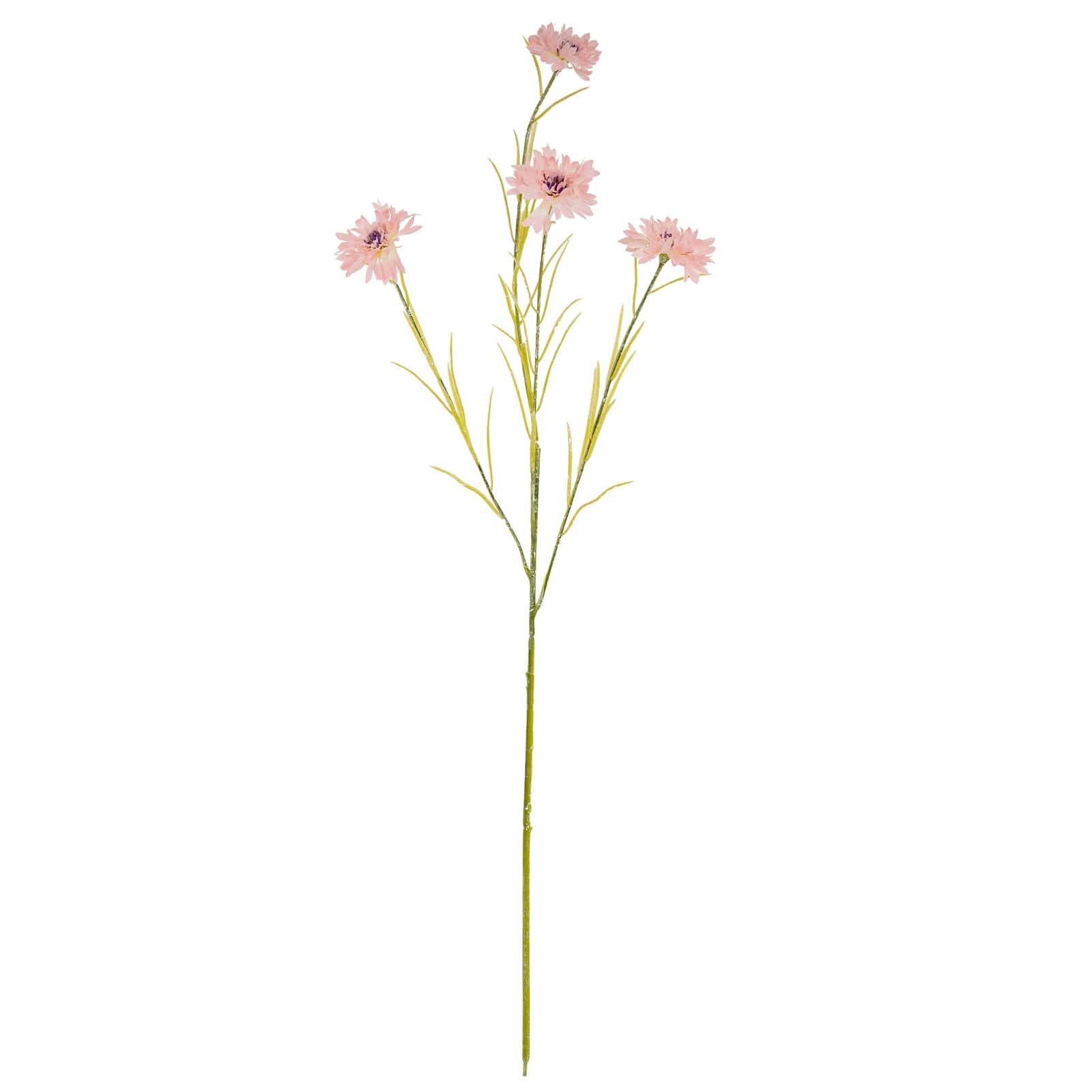 Pink Cornflower Stem – Material: Plastic