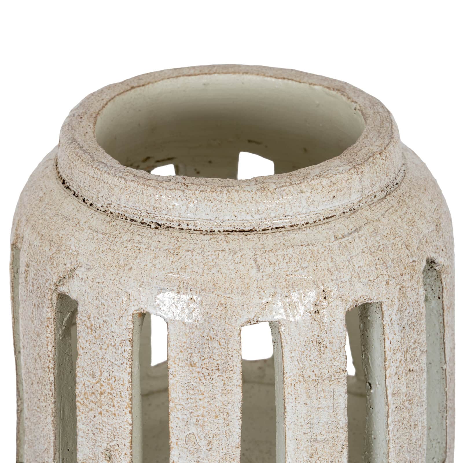Tarn Collection Large Candle Holder – Colour: White