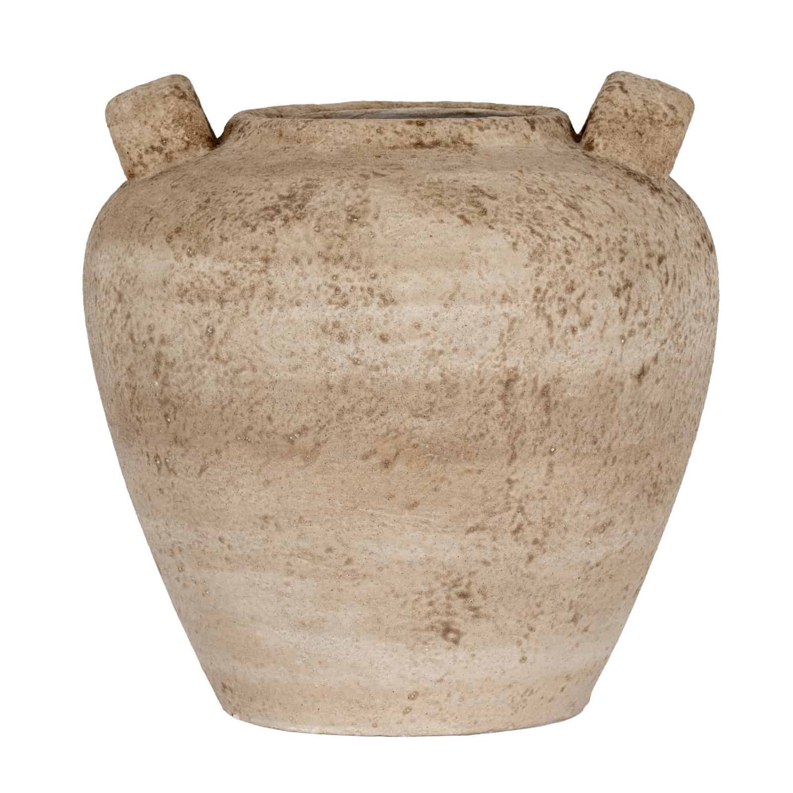 Terra Medium Urn Vase With Handles – Material: Ceramic
