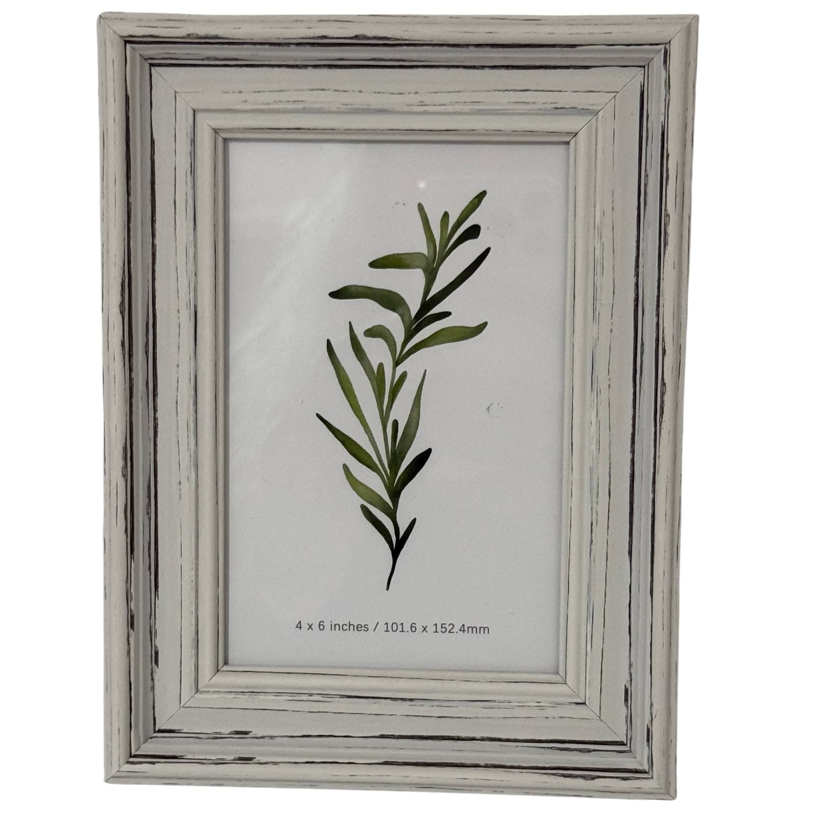 Alba Photo Frame 4X6 – Colour: White