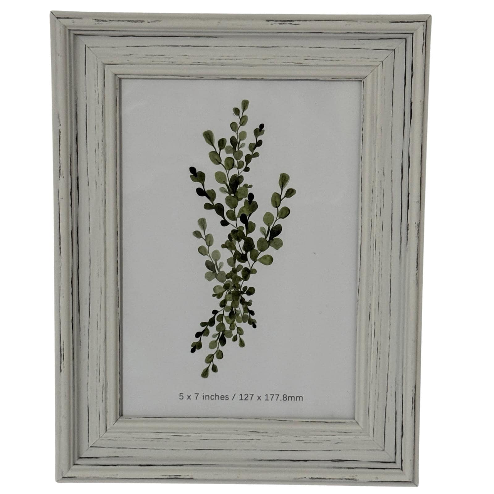 Alba Photo Frame 5X7 – Colour: White